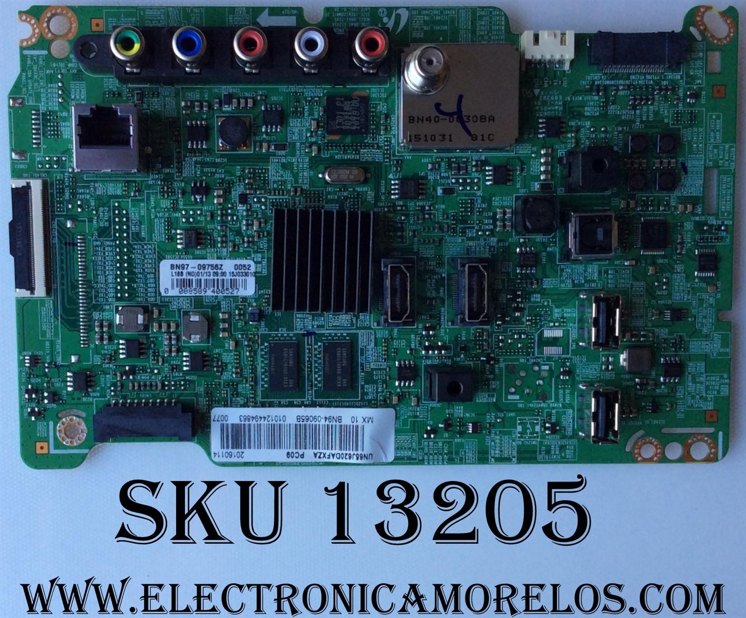 MAIN / SAMSUNG BN94-09065B / BN41-02245A / BN97-09756Z / PARTES SUSTITUTAS KIT-UN65J620DAFXZA-K2 / MODELO  UN65J620DAFXZA IH02 / PANEL CY-DJ065CGNV1H	