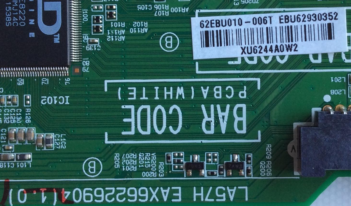 MAIN / LG EBU62930352 / EAX66226904 (1.0)  / 62EBU010-006T / MODELO 49LF5400-UB BUSYLJM / PANEL HC490EUN-SLES2-2112	 - Imagen 2