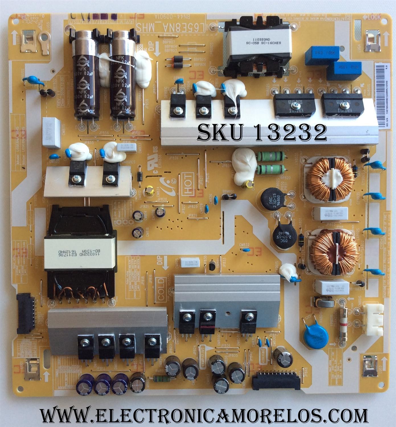 FUENTE DE PODER PARA TV SAMSUNG QLED / NUMERO DE PARTE BN4400901A / L65E8NA_MHS / BN44-00901A / MODELOS QN65Q7 / QN65Q7FAMFXZA AB03 / QN65Q7FAMFXZA FA02 / QN65Q7 / QN65Q7CAMFXZA AB03 / QE65Q7 / QE65Q7FAMT / QE65Q8 / QE65Q8CAMTXXC / QN65Q7FDMF