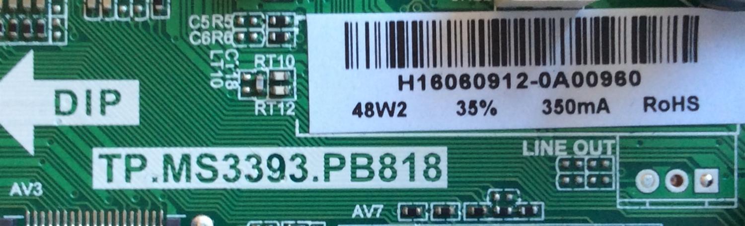 MAIN / FUENTE / ELEMENT 34016446 / H16060912 / TP.MS3393.PB818 / MODELO 48W2	 - Imagen 2