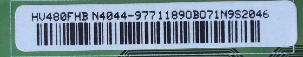 T-CON PARA TV SAMSUNG ORIGINAL / NUMERO DE PARTE 44-97711890 / 44-9771189O / HV480FHB-N40 / 47-6021068 / HV480FHB / N4044-97711890B / PANEL CY-JJ048BGEV4H / MODELO UN48J5201AFXZA / UN48J5201AFXZA ED04 - Imagen 2