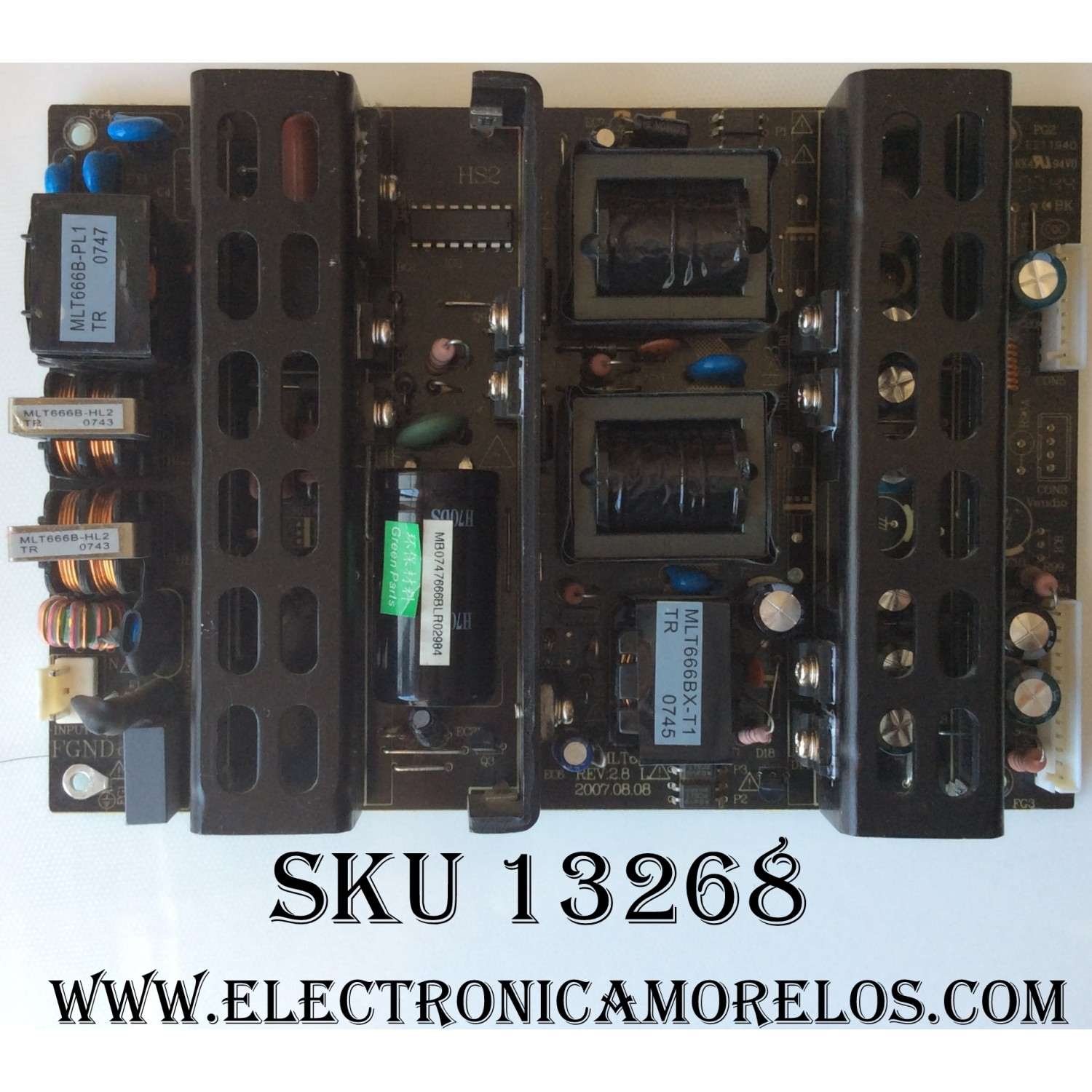 ADAPTADOR AC/DC HJ / NUMERO DE PARTE HJ-1000800 / INPUT: AC100-240V 50/60Hz / OUTPUT: DC 10V - 800mA	