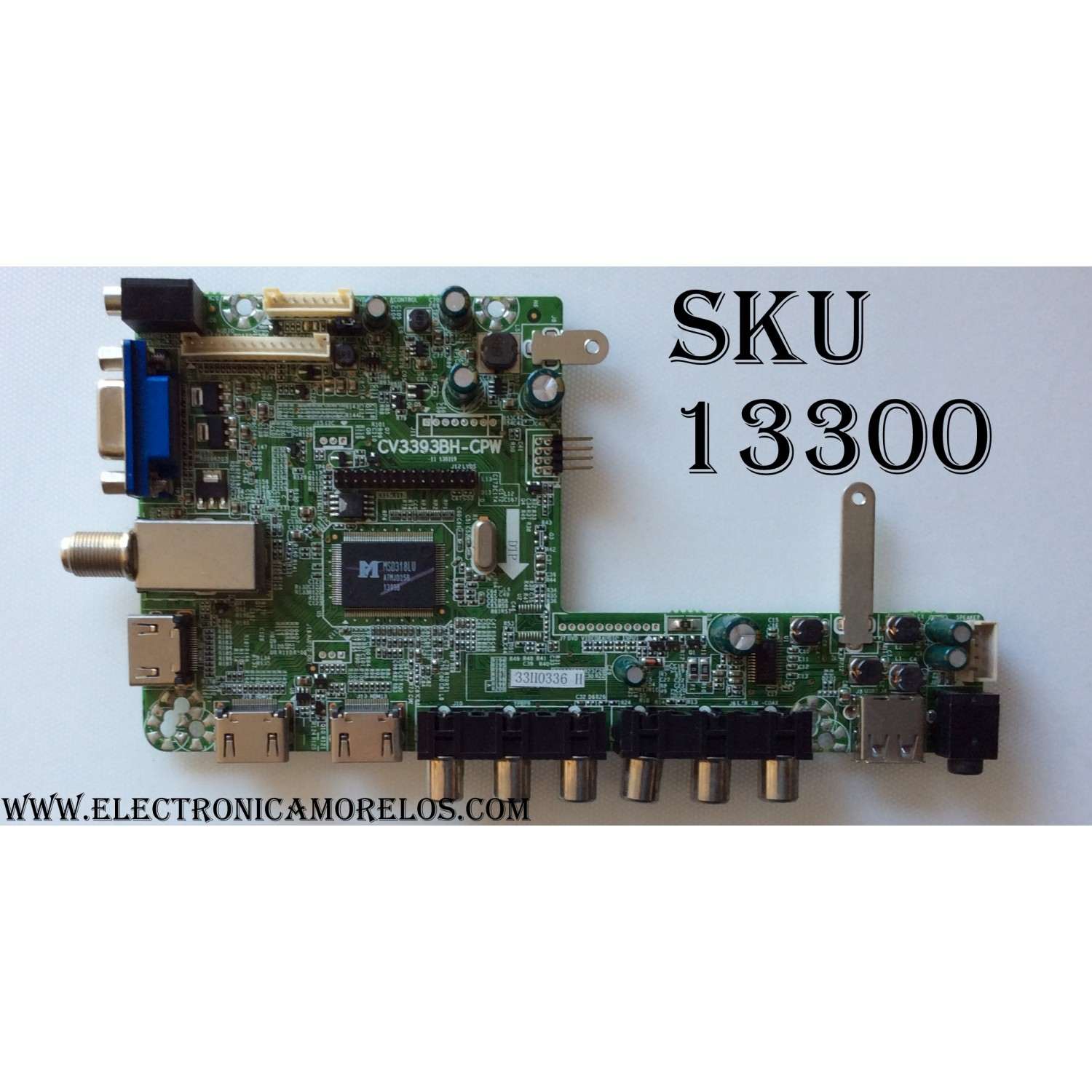 MAIN / ELEMENT 33H0336 / CV3393BH-CPW / 33H0336 H / PANEL`S LK400D3HA3K / D400D3-HJ40-C0X / MODELO ELEFT406 C1300
