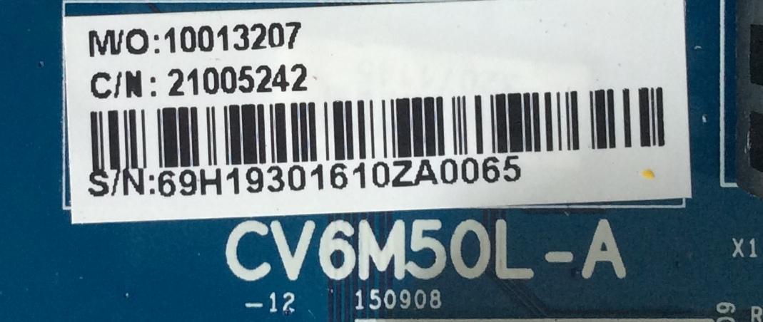 TARJETA INTERFACE / PANASONIC 69H1930 / CV6M50L-A / PANEL LSC550FN11-S	 - Imagen 2