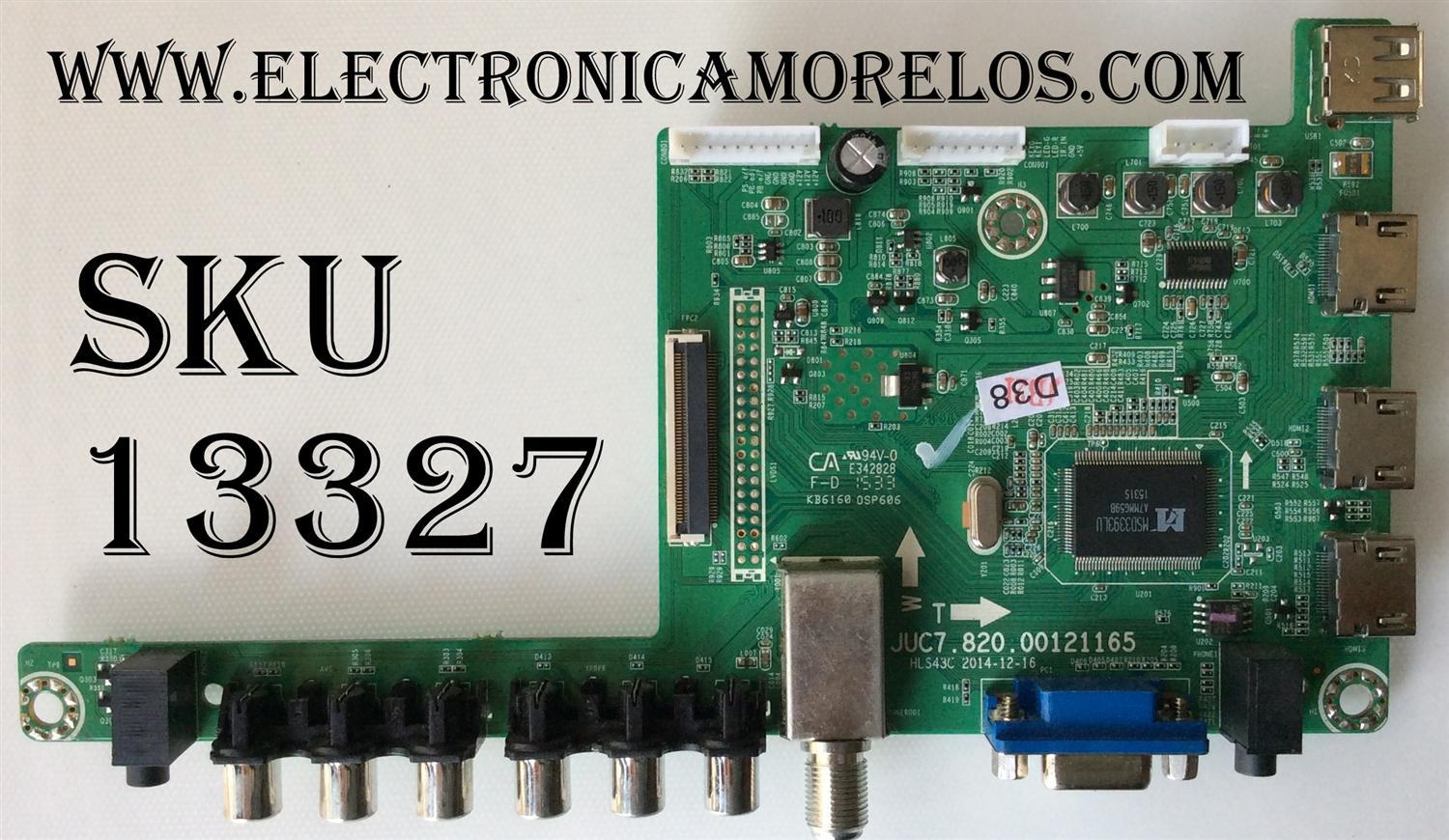 MAIN / HITACHI 999D5M / JUC7.820.00121165 / HLS43C / HITACHI LE55A6R9A	