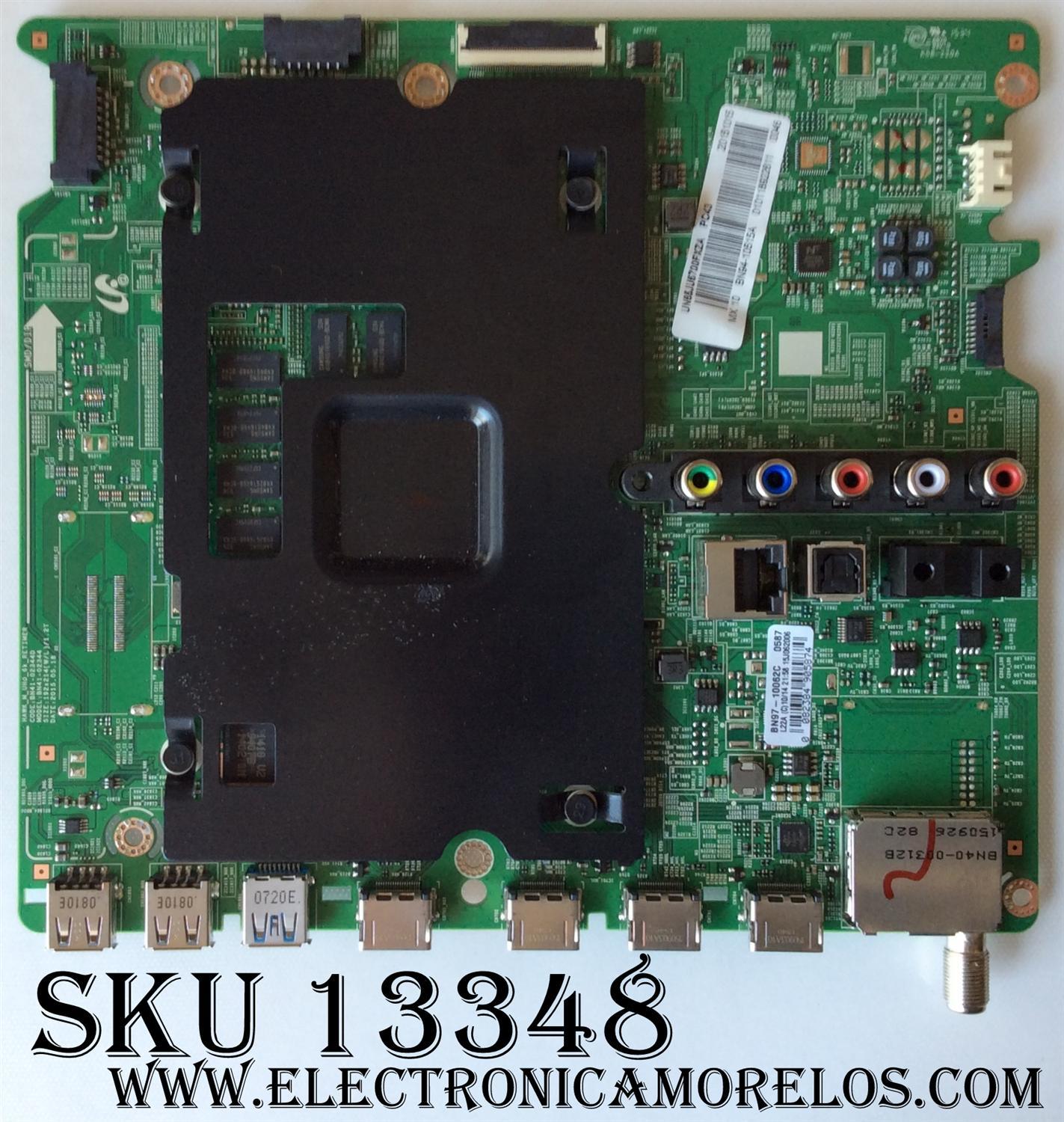 MAIN PARA TV SAMSUNG / NUMERO DE PARTE BN94-10515A / BN41-02344D / BN97-10062C / PANEL CY-WJ065FGAV5H / MODELO UN65JU6700FXZA DD04