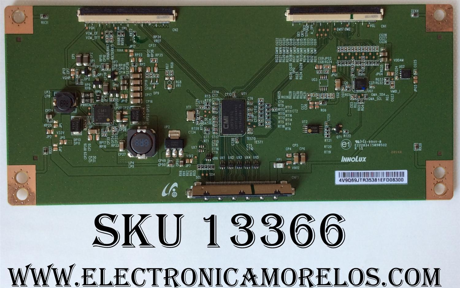 T-CON  LG / NC500DUN-VXBP3 / E222034 / 15090502 / 4V9Q69JTR3538191508300 / PANEL NC500DUN-VXBP3 / MODELOS 50LF6100-UA / 50LF6100-UA BUSJLOR