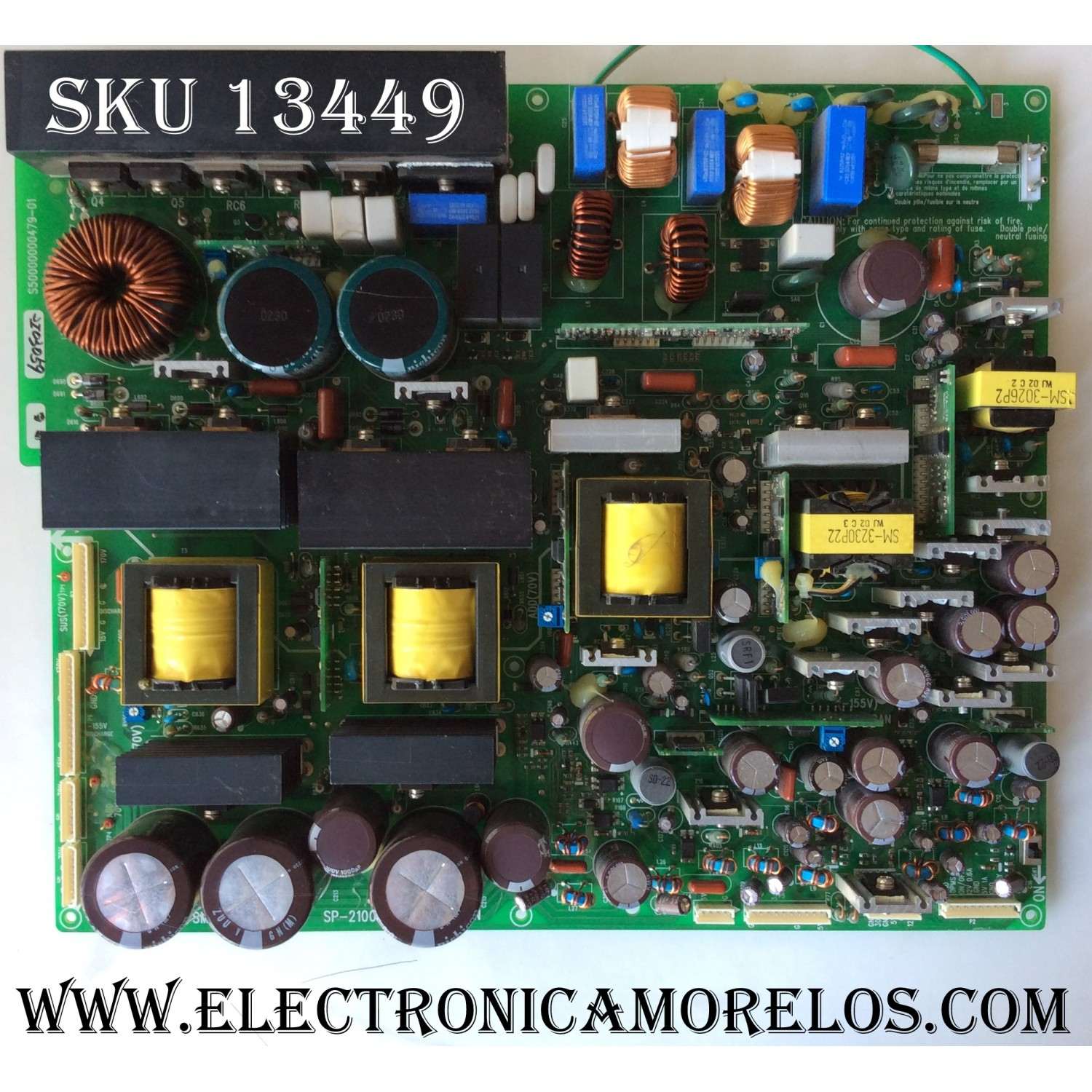 FUENTE DE PODER PARA TV COBIA / NUMERO DE PARTE PW.50W2.752(CNC-P32B2)B(16123) / CNC-P32B2 / T201608175A(814230010001 / C32LED1301 / PANEL CN32CN82 / DISPLAY / MODELO C32LED1301	