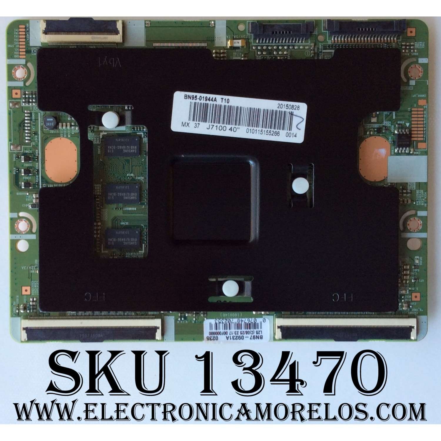 T-CON PARA TV SAMSUNG / NUMERO DE PARTE BN95-01944A / BN41-02297A / BN97-09231A / PANEL CY-GJ040FLLV1H / MODELOS UN40JU7100 / HG40ED890UBXEN / HG40ED890UBXXU / UA40JU7000 / UE40JU7000 / UE40JU7002 / UE40JU7005 / UE40JU7080 / UE40JU7090