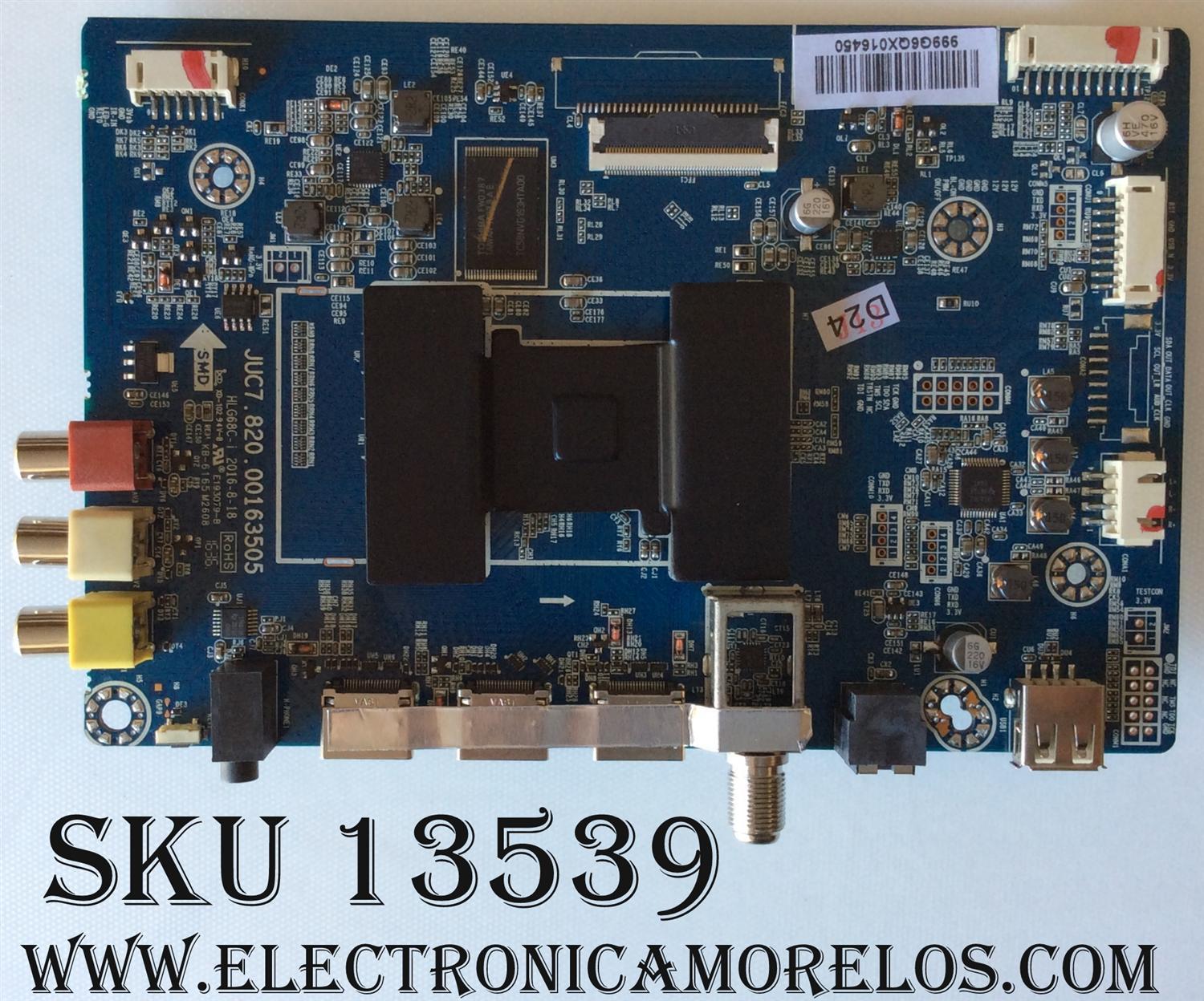 MAIN / HITACHI 999G6Q-MAIN / JUC7.820.00163505 / MODELO 50R5	
