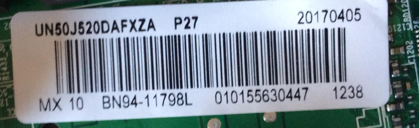 MAIN / SAMSUNG BN94-11798L / BN41-02307B / BN97-12660L / PANEL CY-JJ050BGNV2H / MODELO UN50J520DAFXZA JD03 - Imagen 2