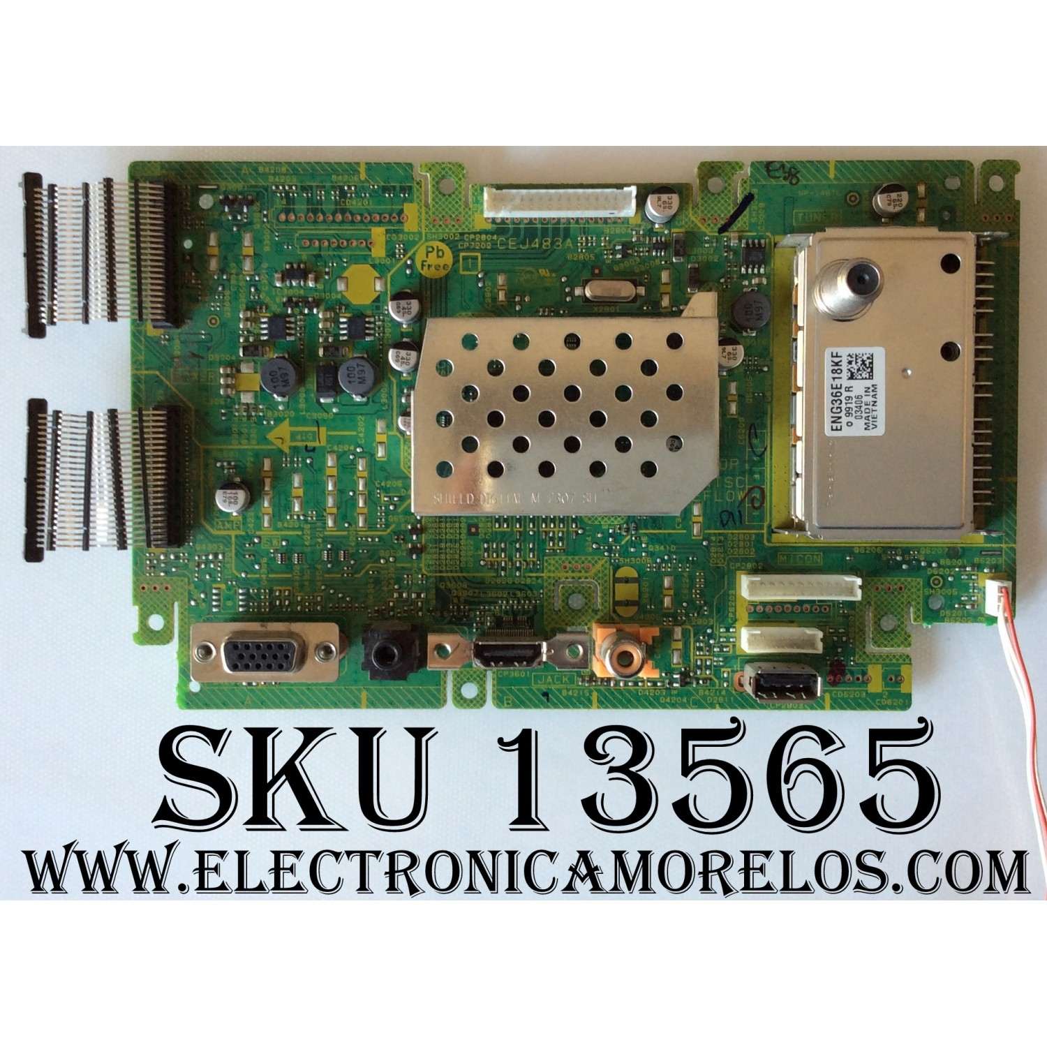 MAIN / SANSUI CA06I96182 / CEJ483A / MODELO HDLCD1909A / PANEL CLAA185WA03	