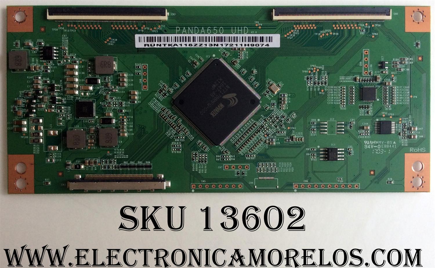 T-CON / HAIER RUNTKA116ZZ / PANDA650 UHD / MODELO 65UF2505	