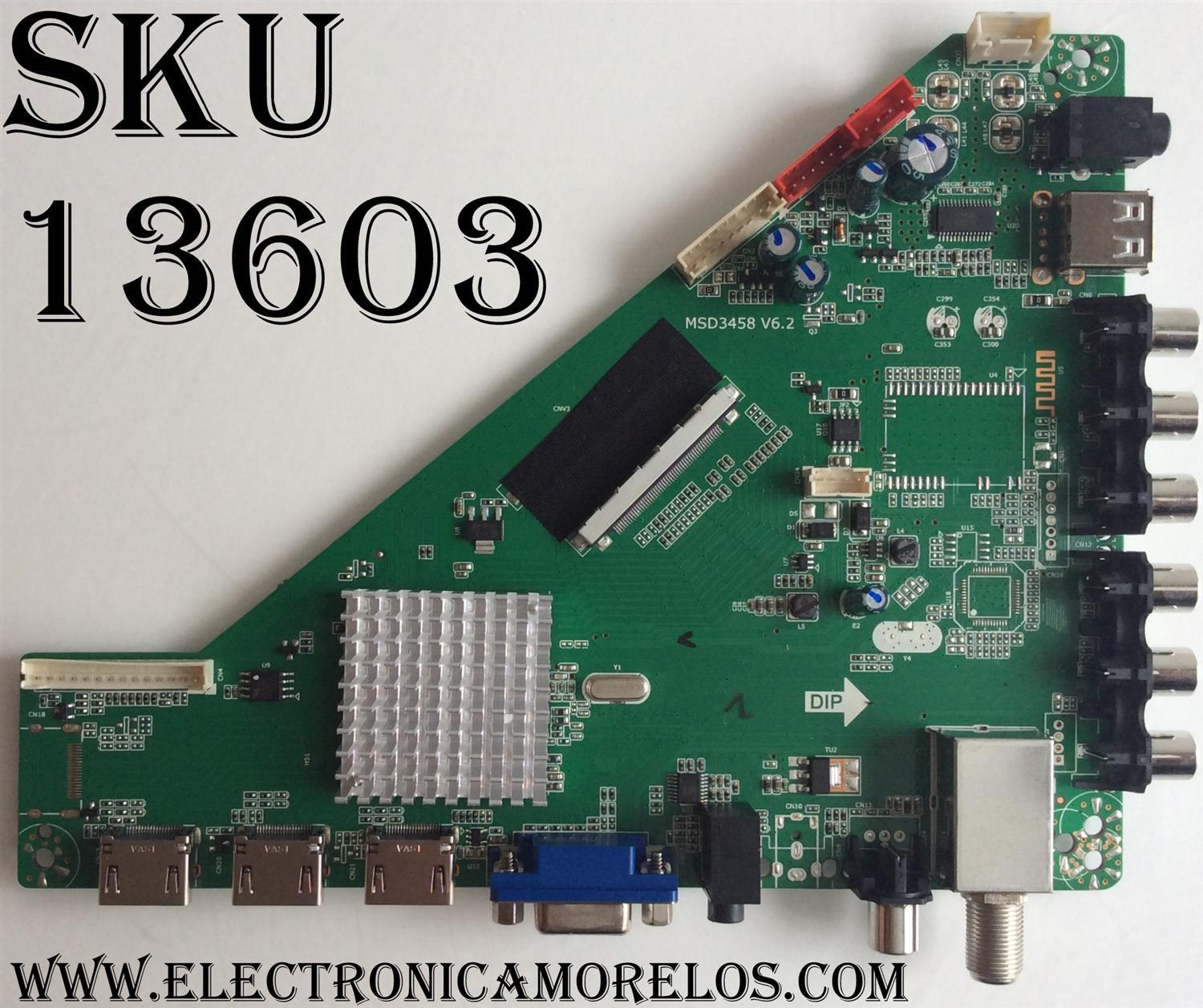 MAIN / RCA MSD3458V6.2-A / P019957 / MSD3458V6.2-A 2L / MSD3458 V6.2 / PANEL LC650RU1A / MODELO RTU6549
