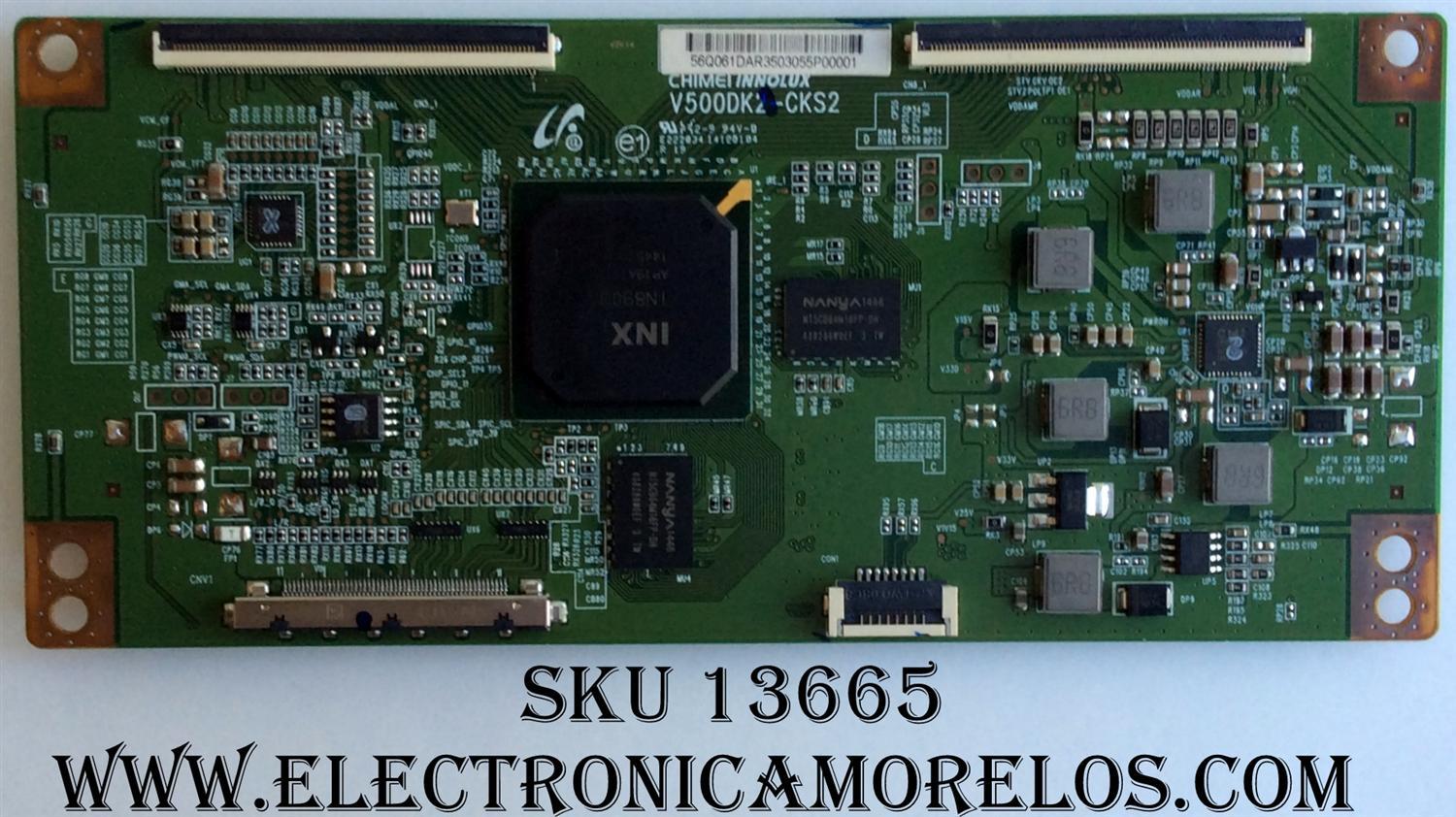 T-CON / TOSHIBA 56Q061DAR / V500DK2-CKS2 / MODELO 58L8400U	