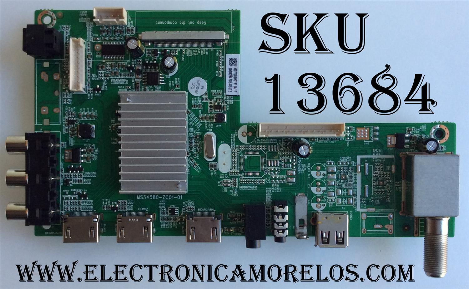MAIN / JVC 1010094703 / MS34580-ZC01-01 / 1010094703-03112 / 131P5894 / MODELO / LT-55UE76