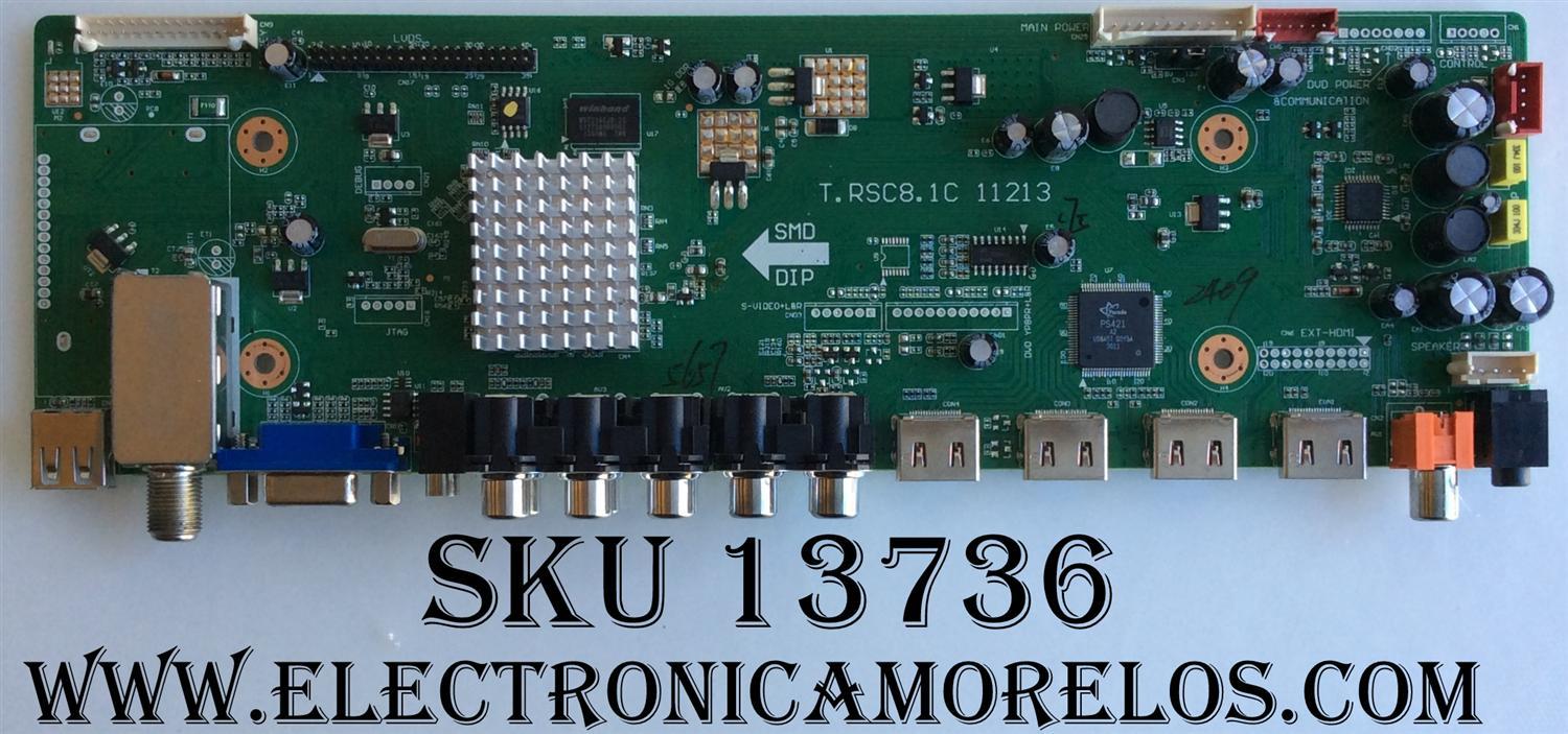 MAIN / SCEPTRE 1B1J2409 / T.RSC8.1C 11213 / MODELO X405BV-FHD / PANEL LTA400HM07