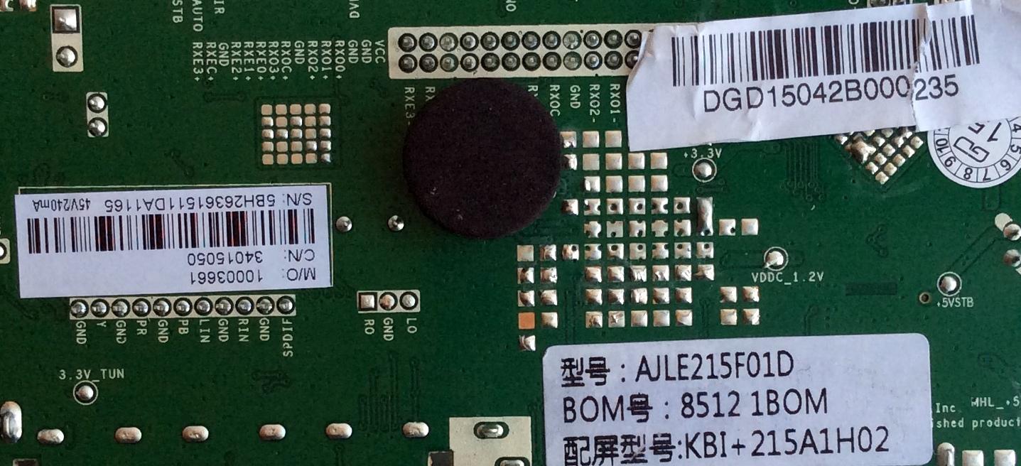 MAIN / PROSCAN 5BH263 / CV3393BL-C / AJLE215F01D / 34015050 / 10003661	 - Imagen 2