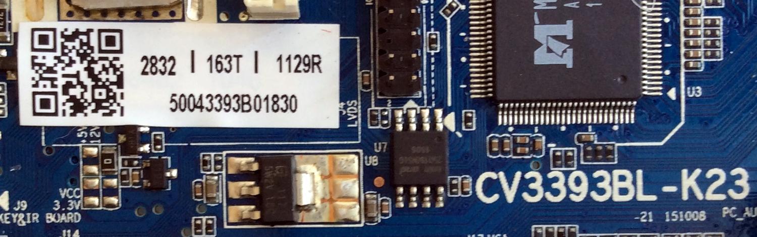 MAIN / ELEMENT 50043393B01830 / CV3393BL-K23 / 10006482 / CV3393BL_K23_21_A7 / 63H0425 / MODELO ELEFT195	 - Imagen 2