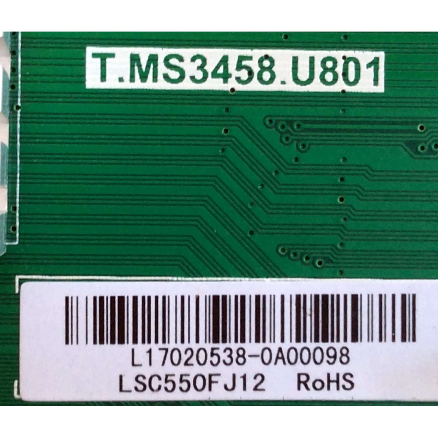 MAIN / RCA L17020538 / T.MSS3458.U801 / AE0010756 / 2605372A0 / PANEL LSC550FJ12 / MODELO RTU5540-B - Imagen 2