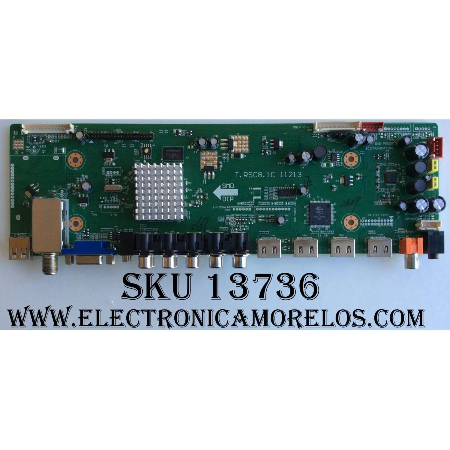 MAIN / SCEPTRE 1B1J2409 / T.RSC8.1C 11213 / MODELO X405BV-FHD / PANEL LTA400HM07