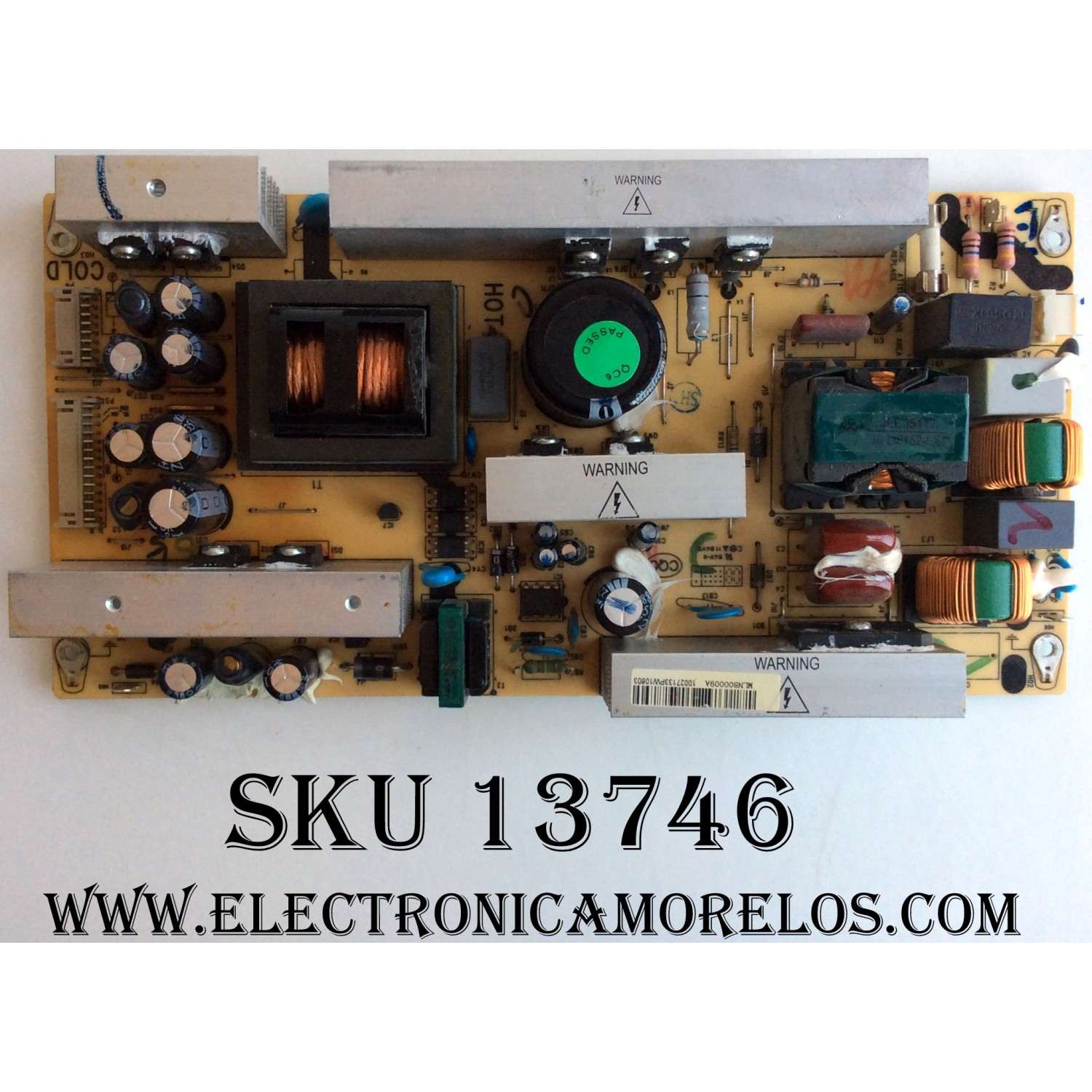 FUENTE DE PODER / MLN800009A / 40-2PL37C-PWE1XG /  40-2PL37C-PWE1XG / 40-2PL37C-PWH1XG / 08-PW37C02-PWY / MODELO 40FHD380 L42FHD37YX9 L42FHD37YX8 L42FHD37YX7 L42FHD37YX6