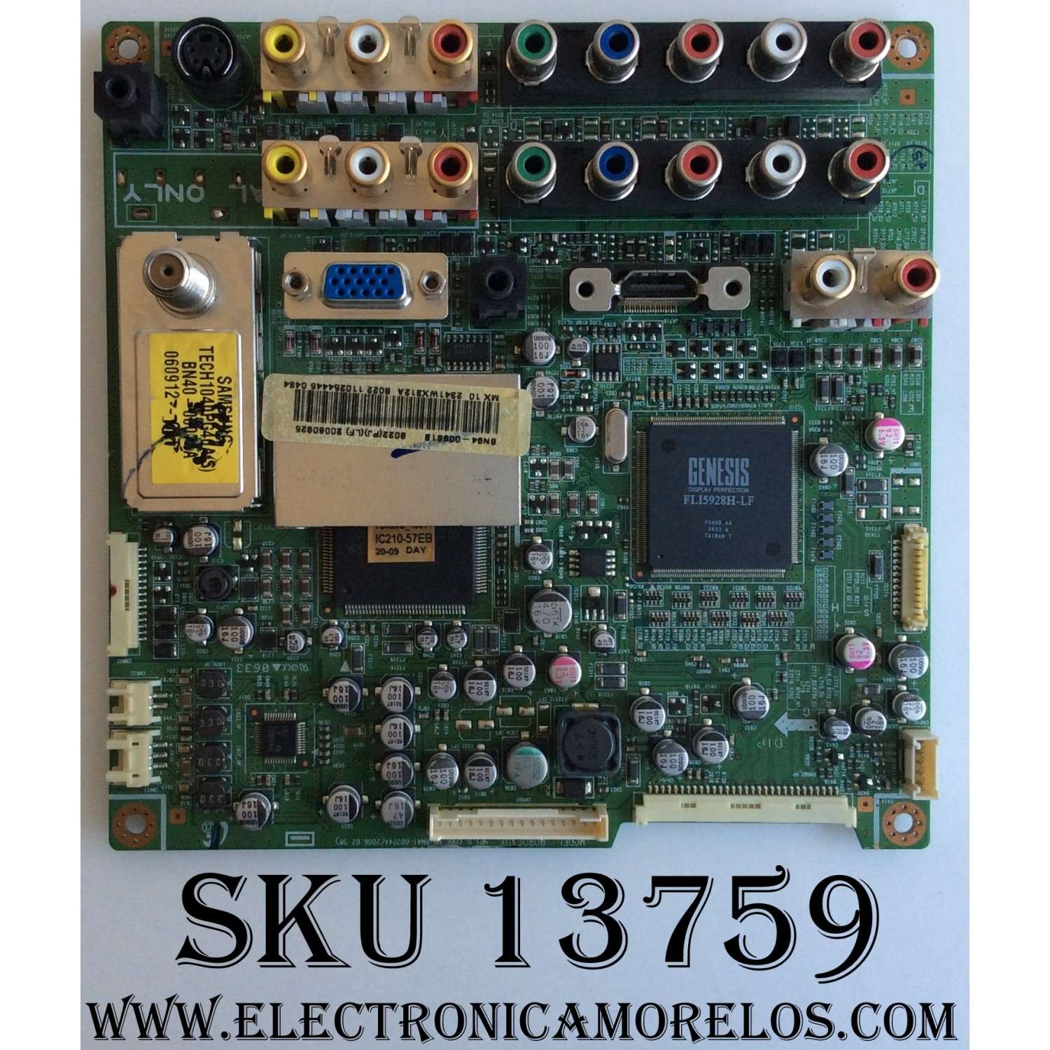 MAIN / SAMSUNG BN94-00081B / BN41-00704A / BN97-00958A / MODELO LNS2341WX/XAA / PANEL LTA230W1-L12	