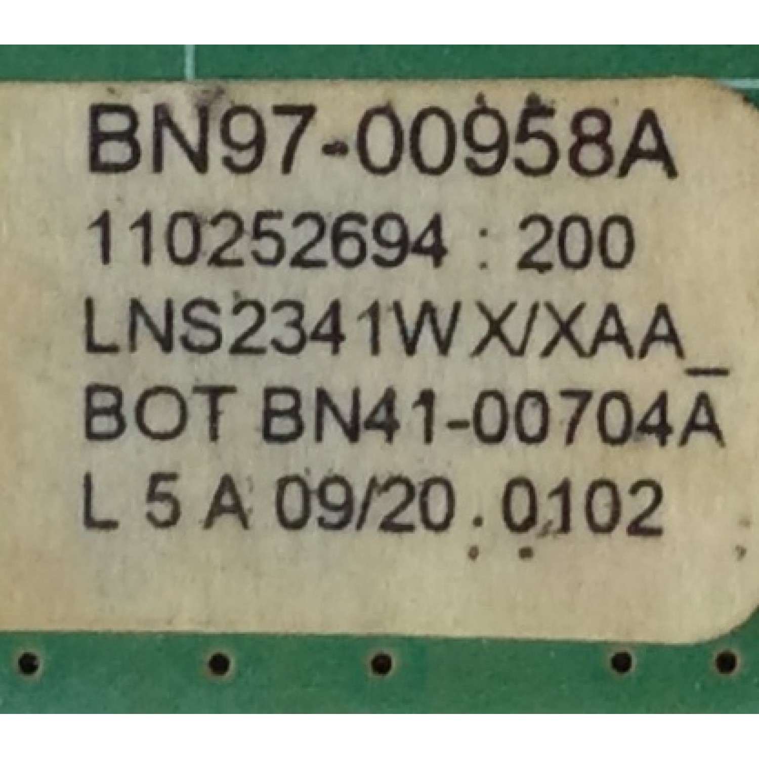 MAIN / SAMSUNG BN94-00081B / BN41-00704A / BN97-00958A / MODELO LNS2341WX/XAA / PANEL LTA230W1-L12	 - Imagen 2