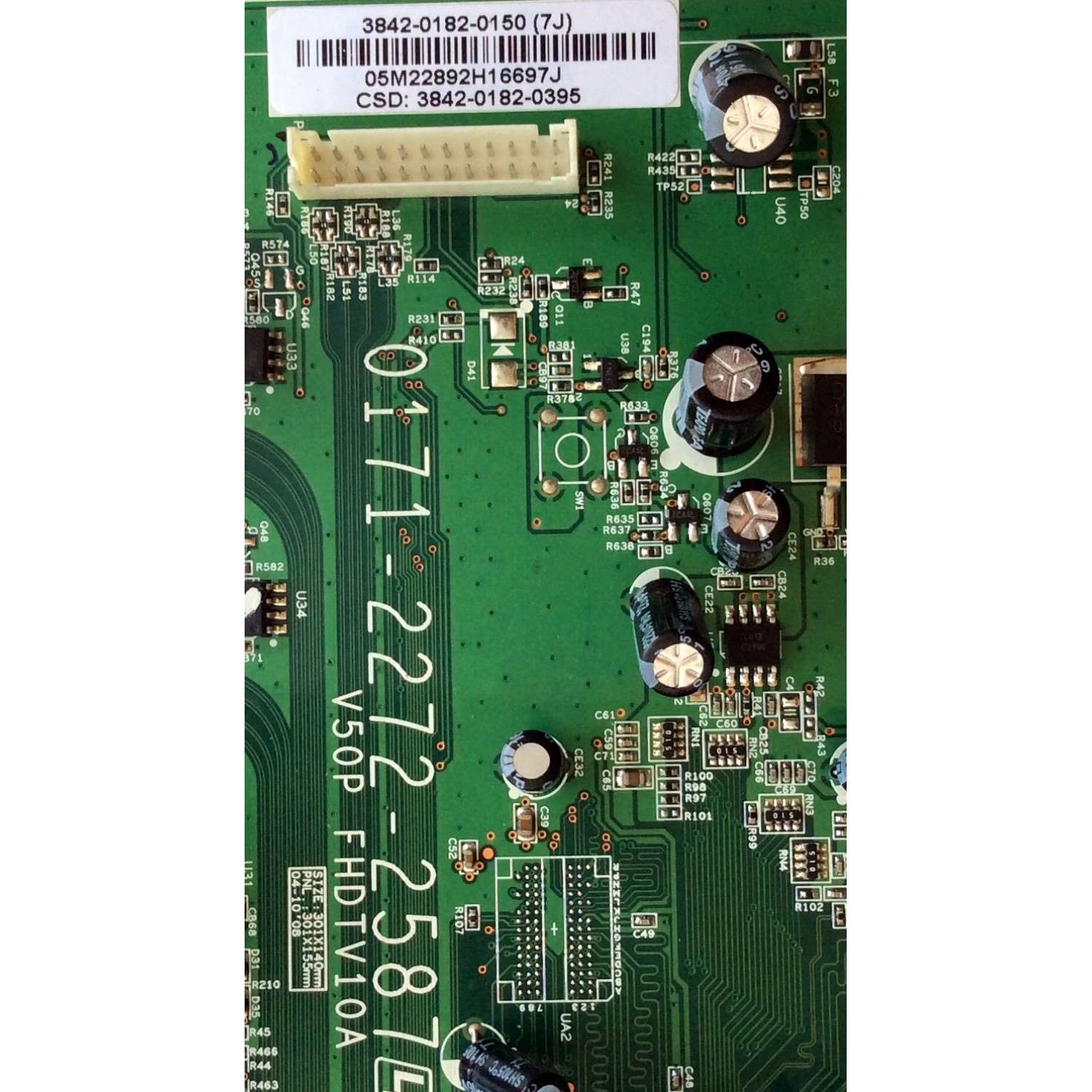MAIN / VIZIO 3842-0182-0150 / 0171-2272-2587 / 0171-2272-2585 / MODELO VP422HDTV10A / PANEL S42AX-YD05	 - Imagen 2