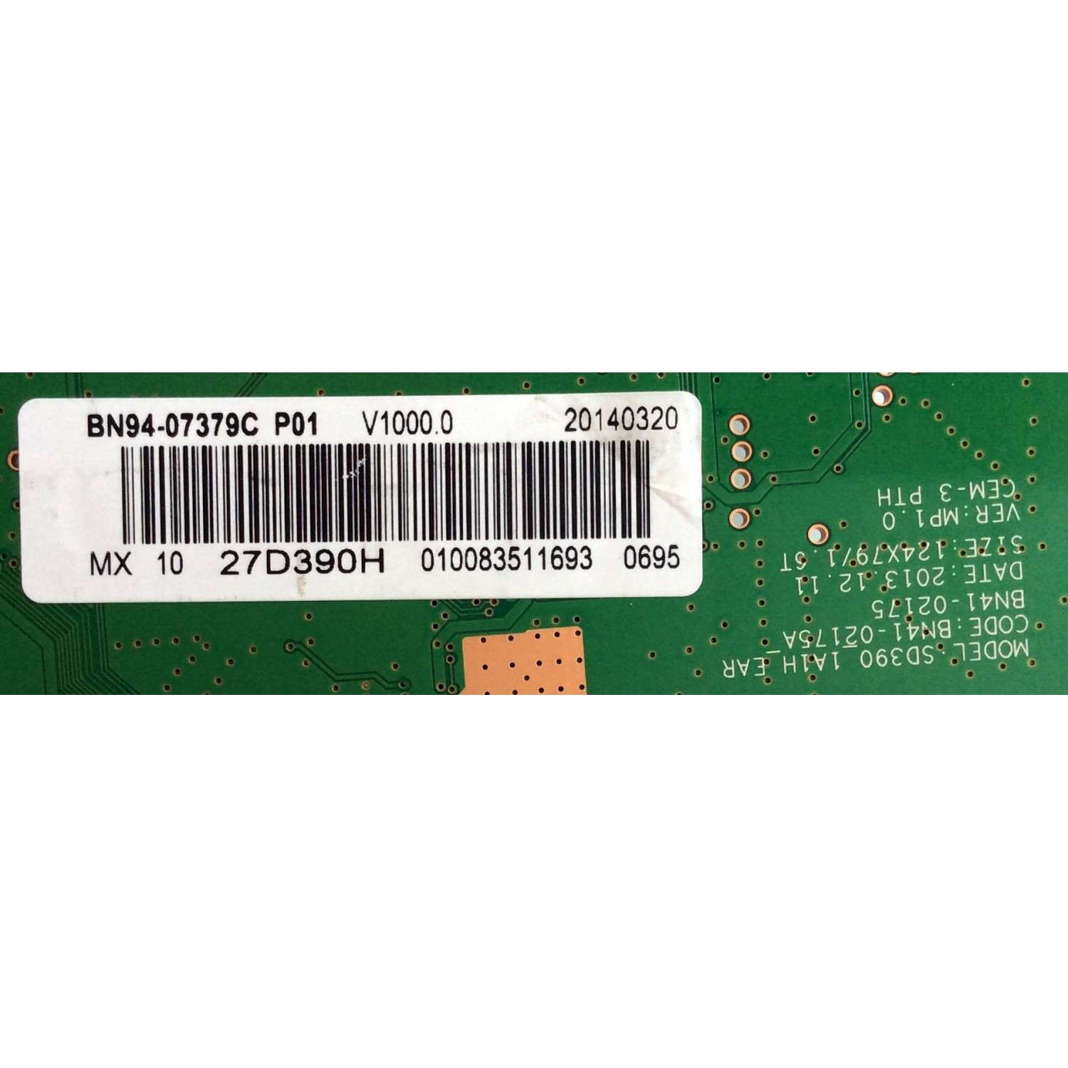 MAIN / SAMSUNG BN94-07379C / BN41-02175A / BN97 - 08290C / PANEL CY-MH270BGLV2H / DISPLAY LSM270HL01-V04 / MODELO LS27D390HSY/ZA VER:SP01 / BN68-01570A-00	 - Imagen 2