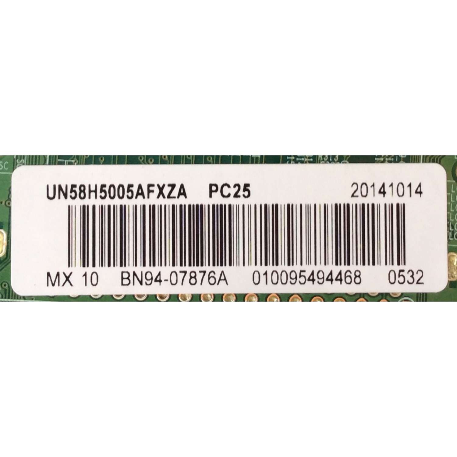 MAIN / SAMSUNG BN94-07876A / BN97-08895A / BN41-02098B / MODELO UN58H5005AFXZA IS01 /PANEL CY-HH058BGNV1H	 - Imagen 2