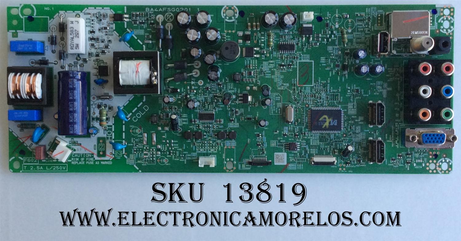 MAIN / FUENTE / (COMBO) FUNAI A4AFVUT / BA4AFSG0201 1 / AFV / MODELO FS32D05F / PANEL U44FDXT