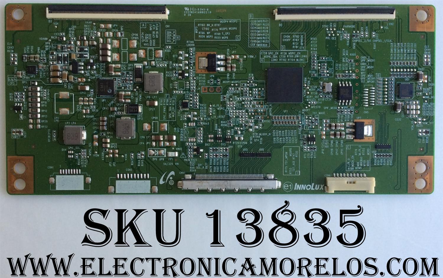 T-CON / 6B01B002FUG01 / E222034166082218 / PANEL  M280DGJ-L30 REV.C2
