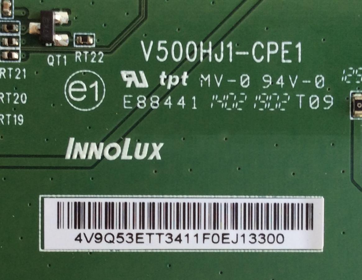 T-CON / LG 4V.9Q53E.TT3 / V500HJ1-CPE1 / MODELO 50LB5900-UV BUSJLJR / 50LB5900-UV BUSWLJR / PANEL NC500DUN-VXBP2 - Imagen 2