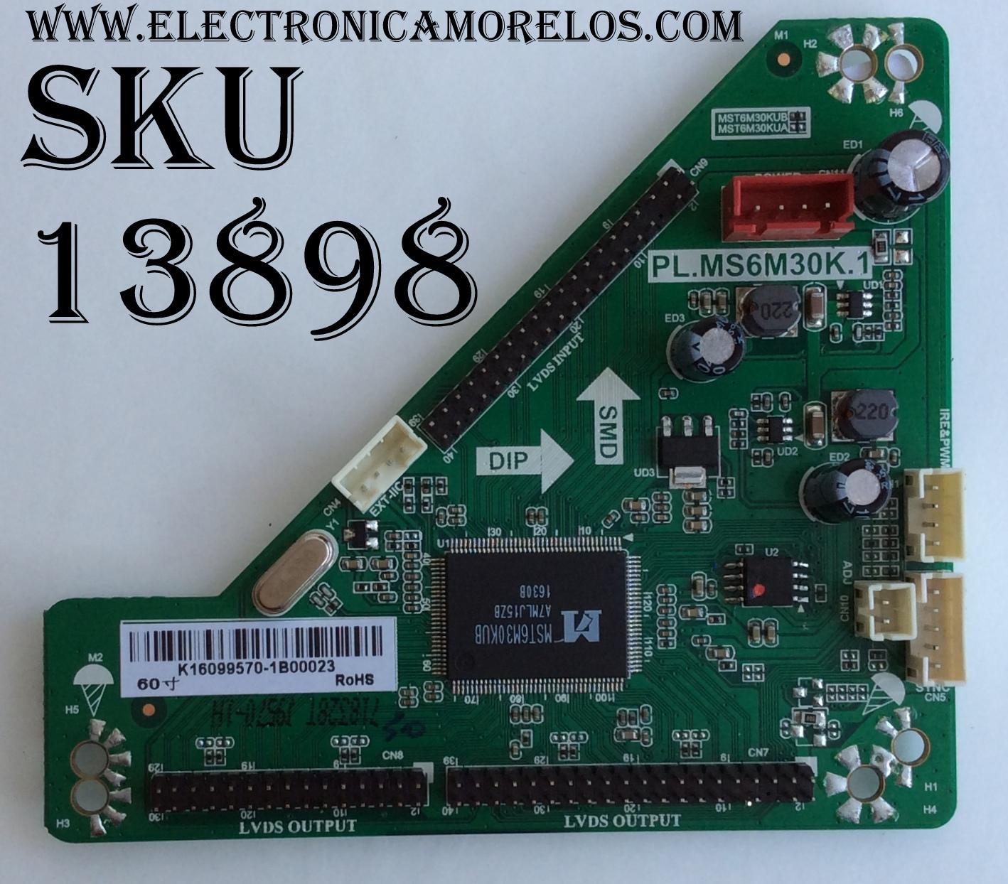 TARJETA INTERFAZ / RCA K16099570 / PL.MS6M30K.1 / AE0140145	