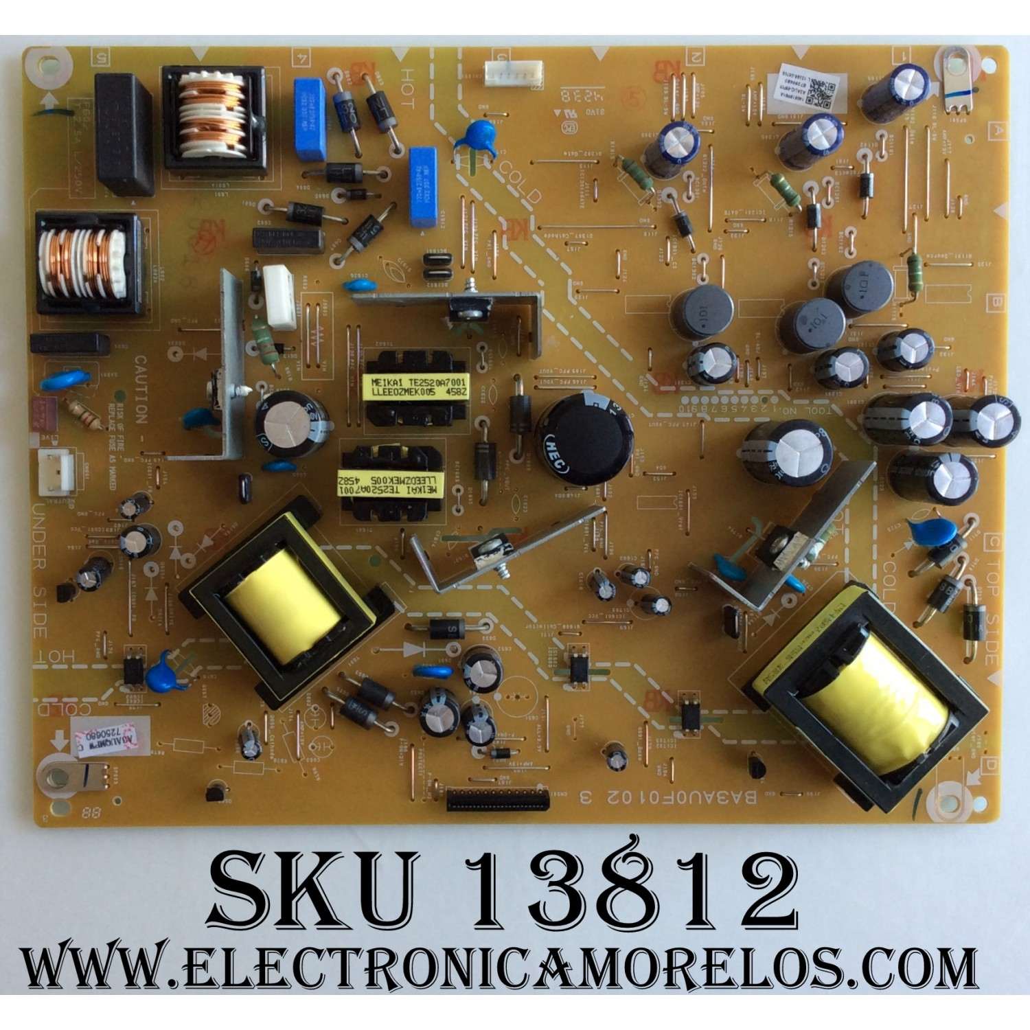 FUENTE DE PODER PARA TV SONY / NUMERO DE PARTE 100677211 / 100627111 / 202001738 / APS-433(CH) / PANEL HDAS075DTU02 / MODELO XBR-75Z8H / XBR75Z8H