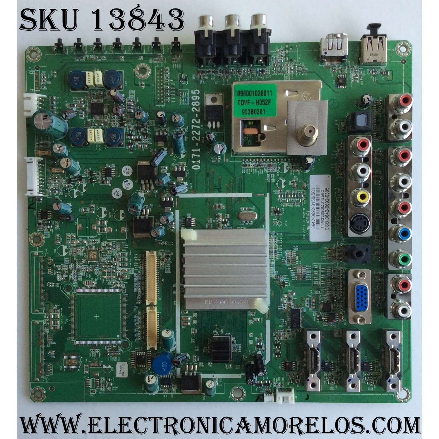 MAIN / VIZIO 3642-0692-0150 / 0171-2272-2895 / 3642-0692-0395 / MODELO SV420M LSPEIAK / PANEL LC420WUF (SB)(A1)
