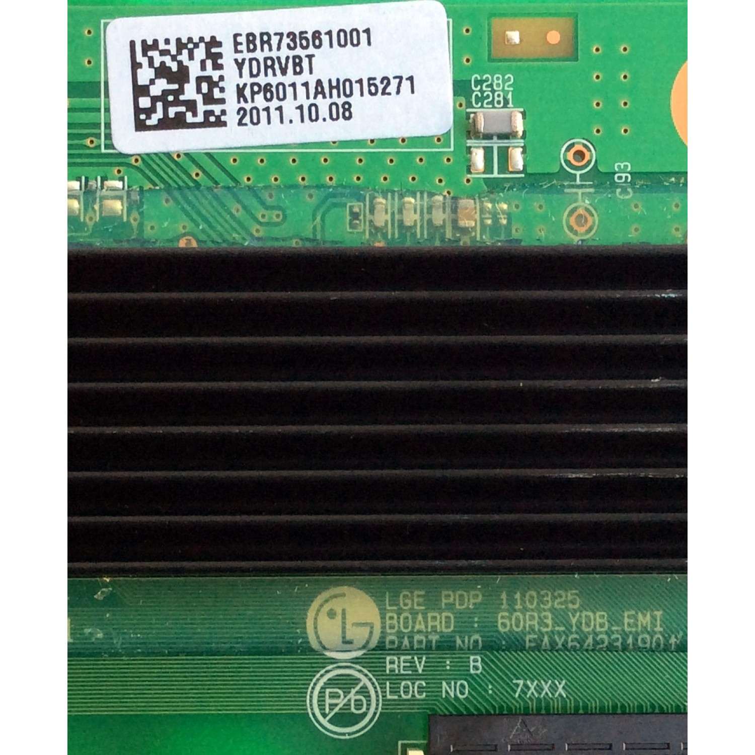 BUFFER YDRVBT / LG EBR73561001 / EAX64231901 / PANEL PDP60R30110 / MODELOS Z60PV220-UA / 60PV250-UB / 60PV490-UC / 60PV400-UB / 60PZ950-UA / 60PZ750-UG / 60PZ550-UA / 60PV450C-UA / 60PV450-UA / 60PZ850-UA - Imagen 2
