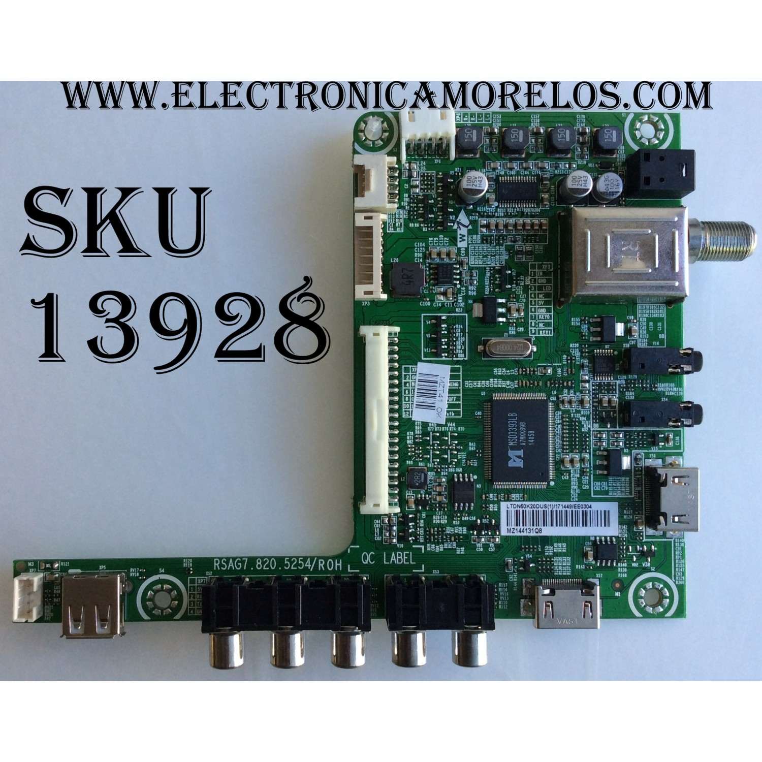 MAIN / HISENSE 171449 / 173422 / RSAG7.820.5254/ROH / LTDN50K20DUS(1) / PANEL HD500DF-B52(100)\S1 / MODELO 50H3