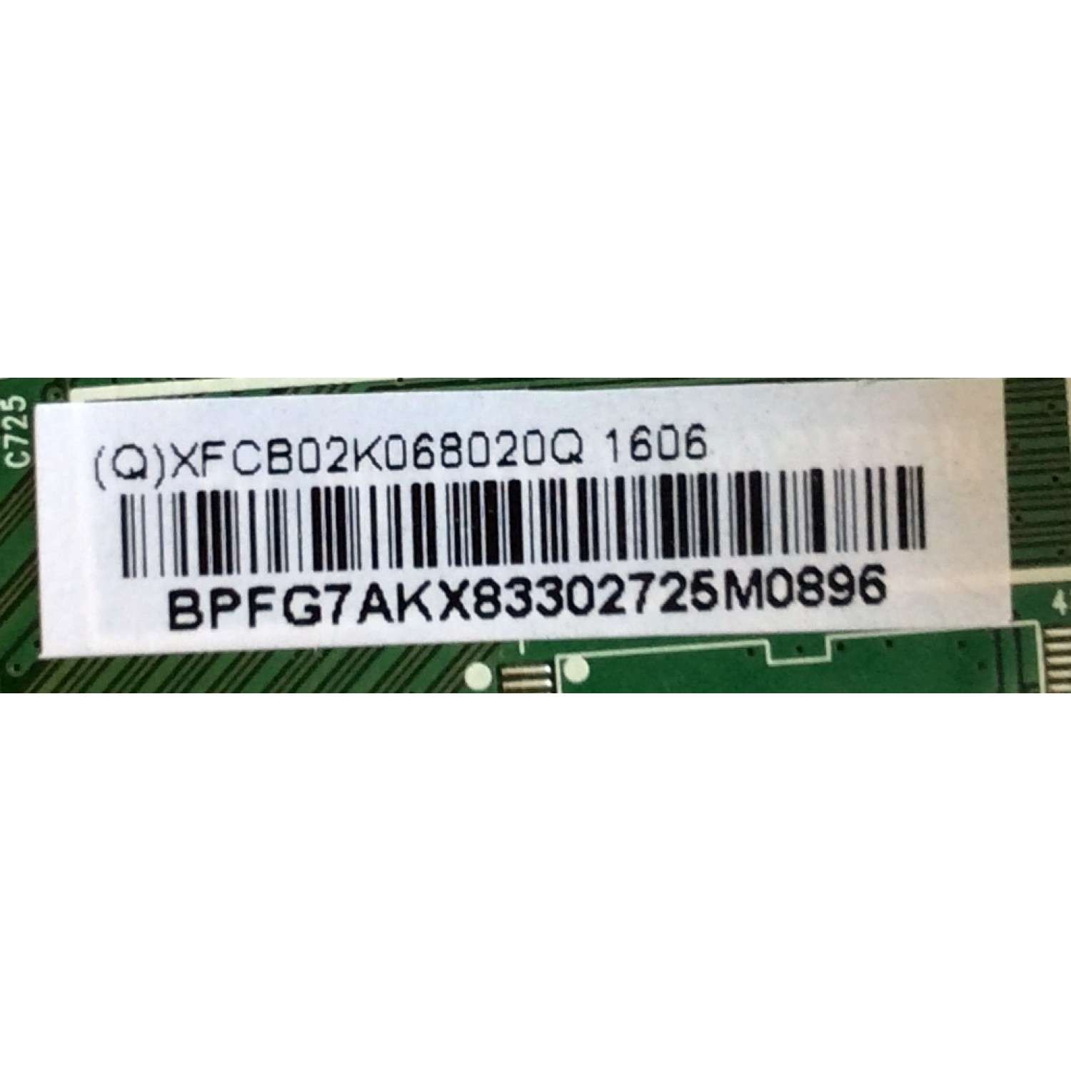 MAIN PARA TV VIZIO / NUMERO DE PARTE XFCB02K068 / 715G7582-M1A-001-004K / 756TXFCB02K068 / 756TXFCB02K0680 / PANEL TPT275B5-A018.L REV:S1C / MODELO D28H-D1 LTT3UOBS - Imagen 2