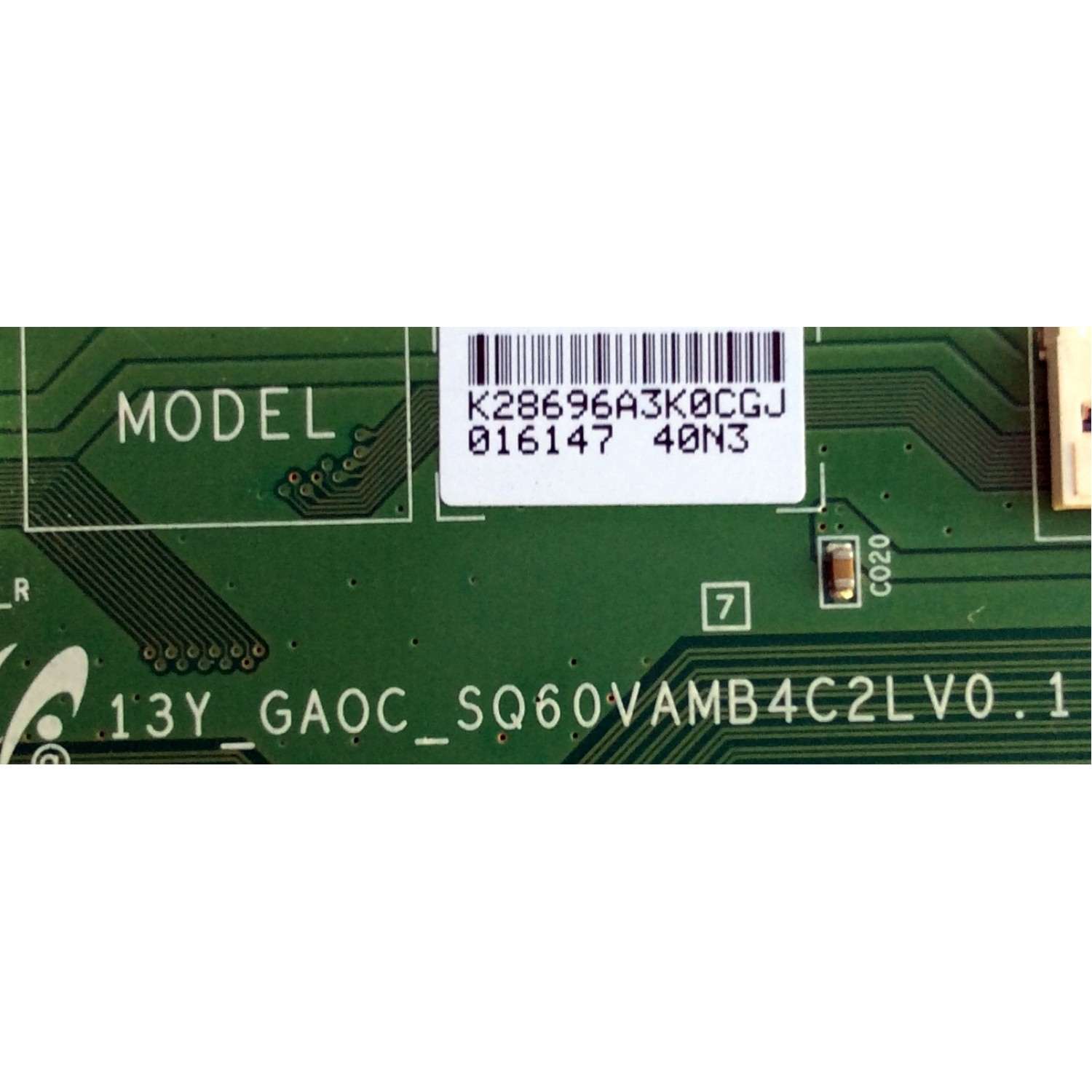 T-CON / ELEMENT LJ94-28696A / 13Y_GAOC_SQ60VAMB4C2LV0.1 / MODELO ELEFW408 / PANEL T400D3-HA24-DY4 VER .A7	 - Imagen 2