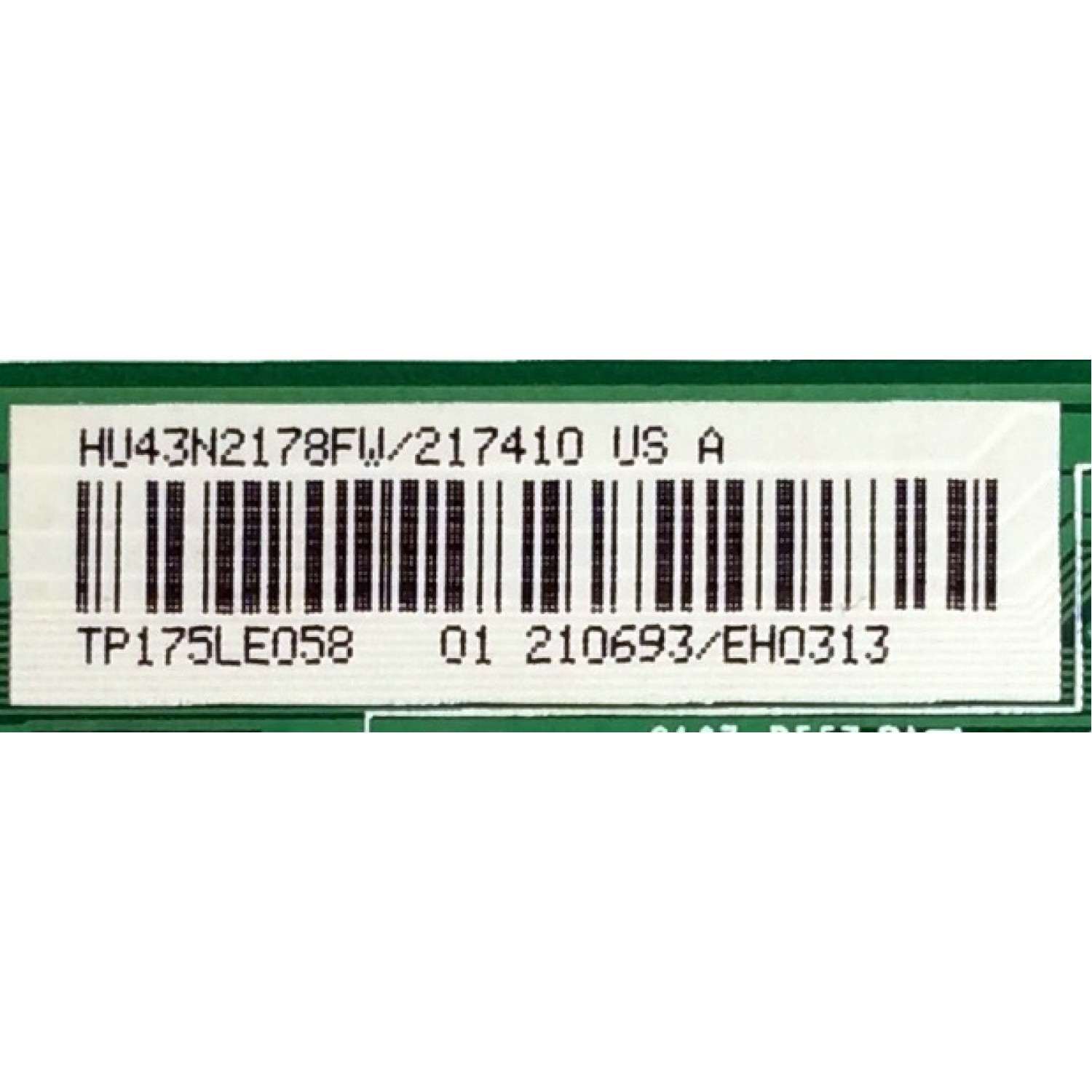 MAIN / FUENTE / (COMBO) SHARP 217410 / HV43N2178FW / TP175LE058 / RSAG7.820.7456/ROH / 210693/EH0313 / PANEL JHD426N2F21-K1QL/S0/GM/ROH / MODELO LC-43P5000U - Imagen 2