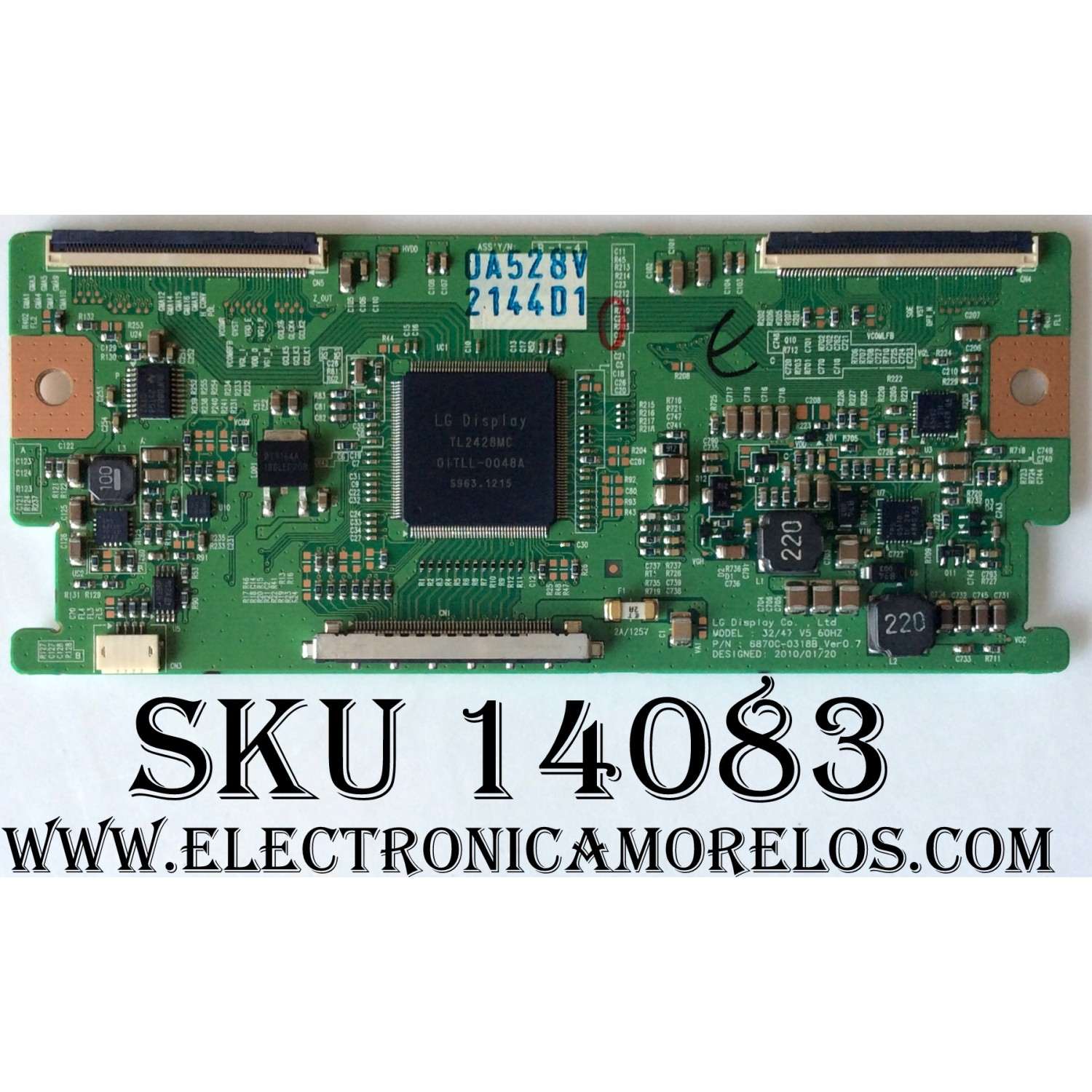 T-CON / LG 6871L-2144D / 6870C-0318B / MODELO 47CM565-UB.AUSWLUR / PANEL LC470WUE(SE)(P1)	