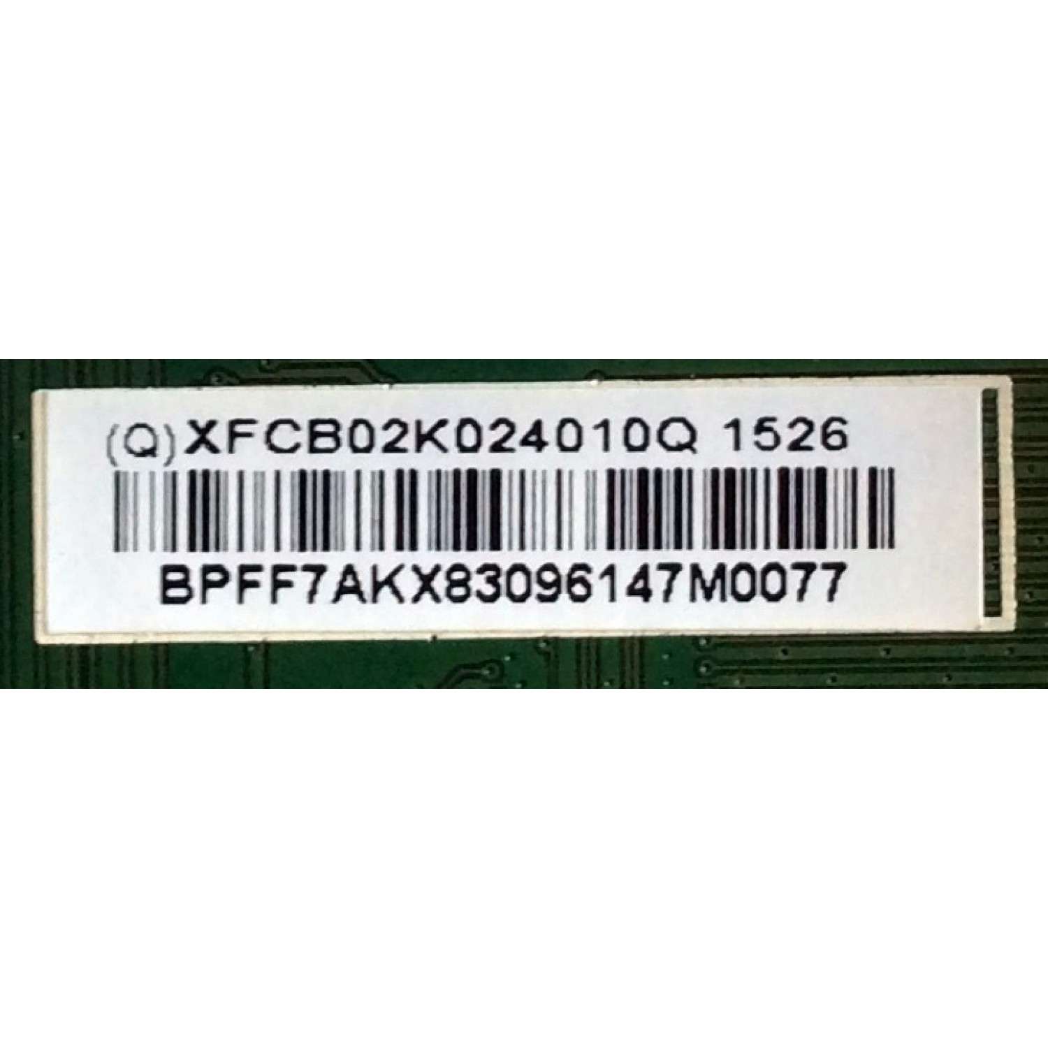 MAIN / VIZIO XFCB02K0240 / (Q)XFCB02K024010Q 1526 / 715G7114-M01-001-004K / MODELO E32H-C1 LTTDSJBR / PANEL TPT315B5-0TU3A REV:SPNB	 - Imagen 2