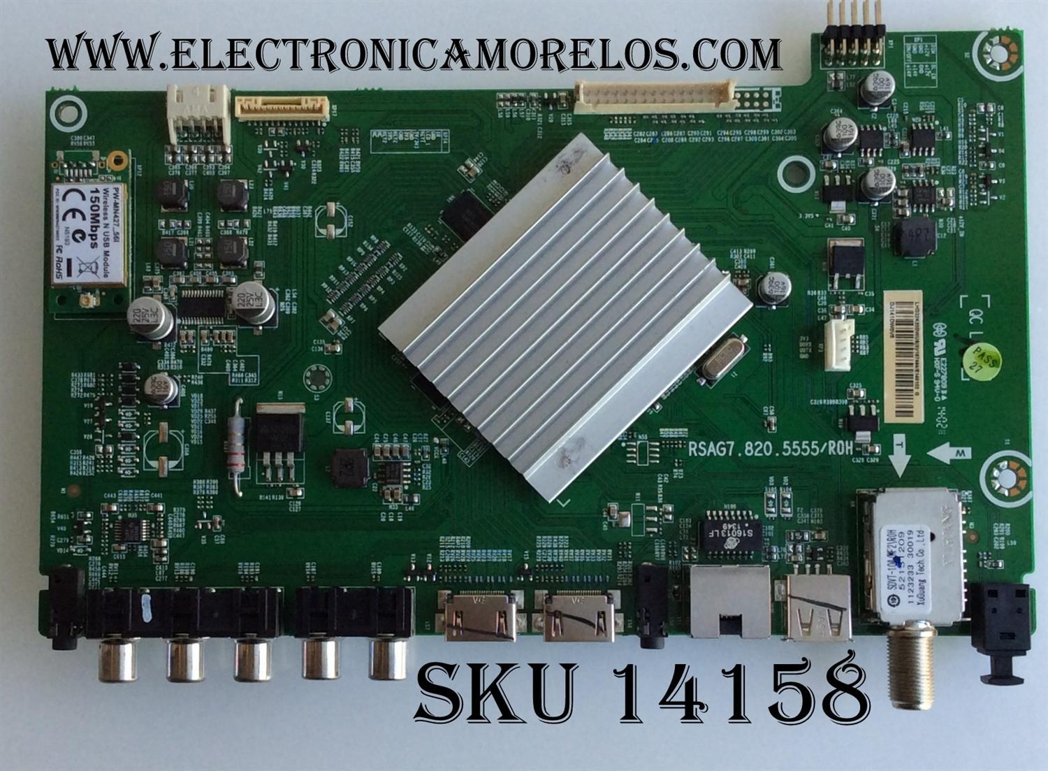 MAIN / HISENSE 167464. V2 / RSAG7.820.5555/ROH / LHD32K20DWUS(0) / 167464/E140102 / MODELO 32K20DW / PANEL HD315DH-E82/S2
