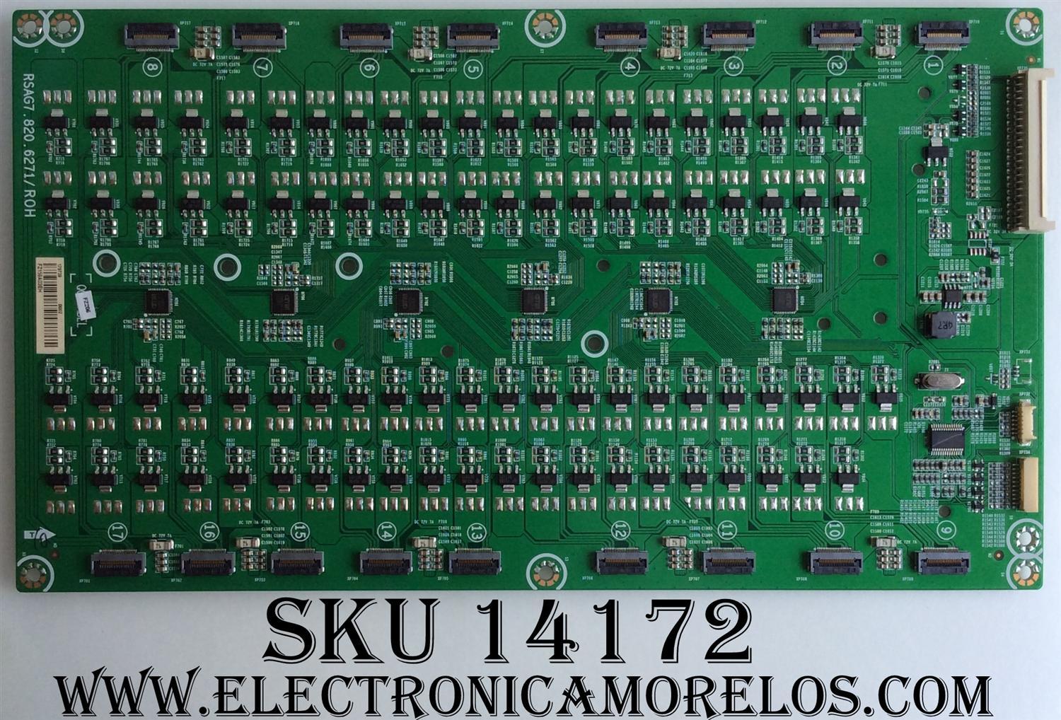 LED DRIVER / HISENSE 179739 / RSAG7.820.6271/ROH / MODELO 55H9B2	