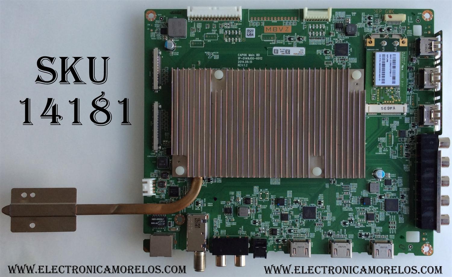 MAIN / VIZIO Y8386690S / Y8386690C / 1P-0149J00-6012 / 0160CAP09E00 / 690C / MODELO M80-C3 LFTRSXAR / PANEL S800FUA-1	