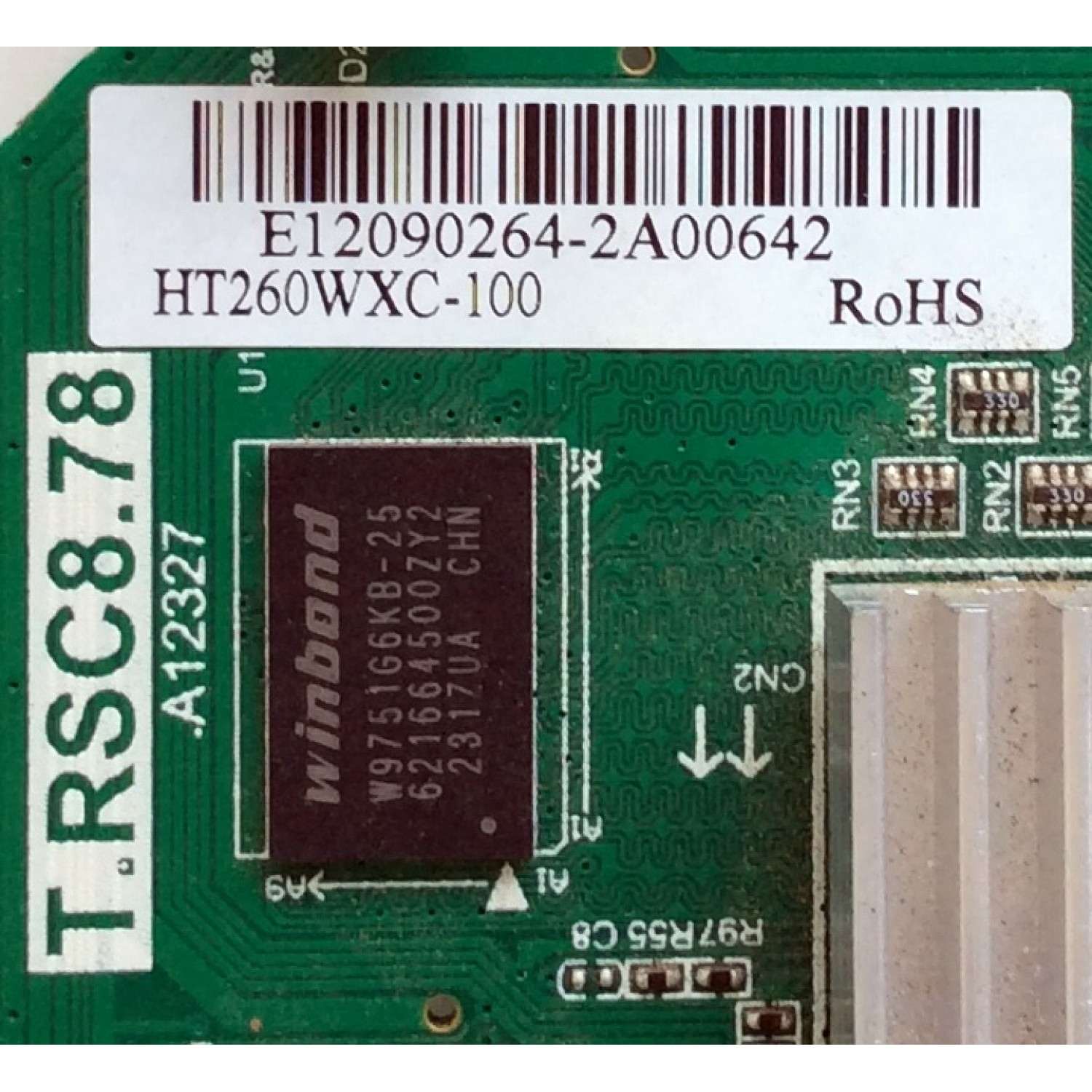 MAIN / RCA E12090264 / RE010C878LNA1-B1 / T.RSC8.78 / MODELO 26LB30RQD	 - Imagen 2