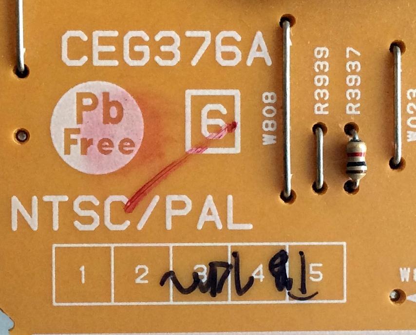 FUENTE DE PODER / RCA CEG376A / CEG376A / MODELO L26HD32D	 - Imagen 2