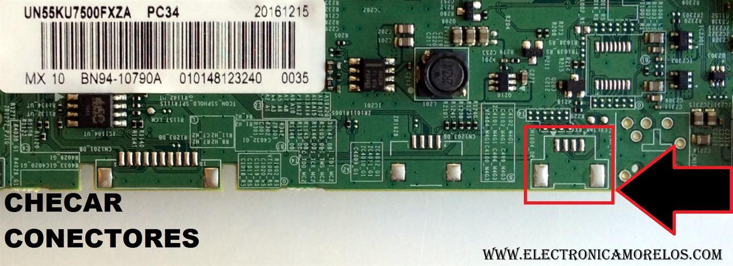 MAIN PARA TV SAMSUNG / NUMERO DE PARTE BN94-10790A / BN41-02528A / BN97-10970A / BN9410790A / PANEL CY-VK055HGLV3H / DISPLAY LSF550FN07-L12 / MODELOS UN55MU7500 / UN55KU7500 / UN55KU7500FXZA PC44 / UN55MU7500FXZA FA01 / UN55KU7500FXZA FA01 - Imagen 2